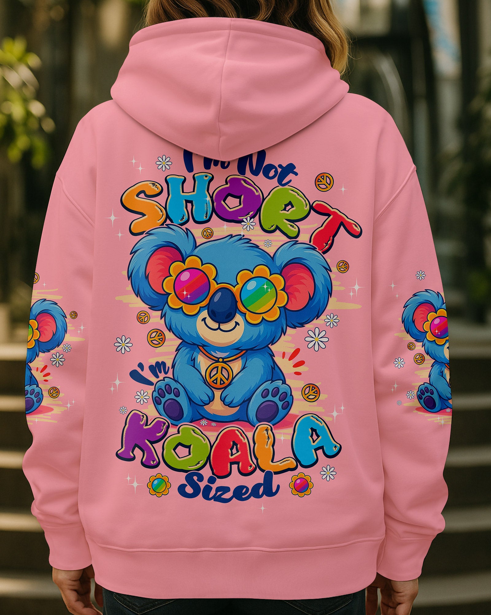 I'M NOT SHORT I'M KOALA SIZED HIPPE ALL OVER PRINT - TYPQ0408251