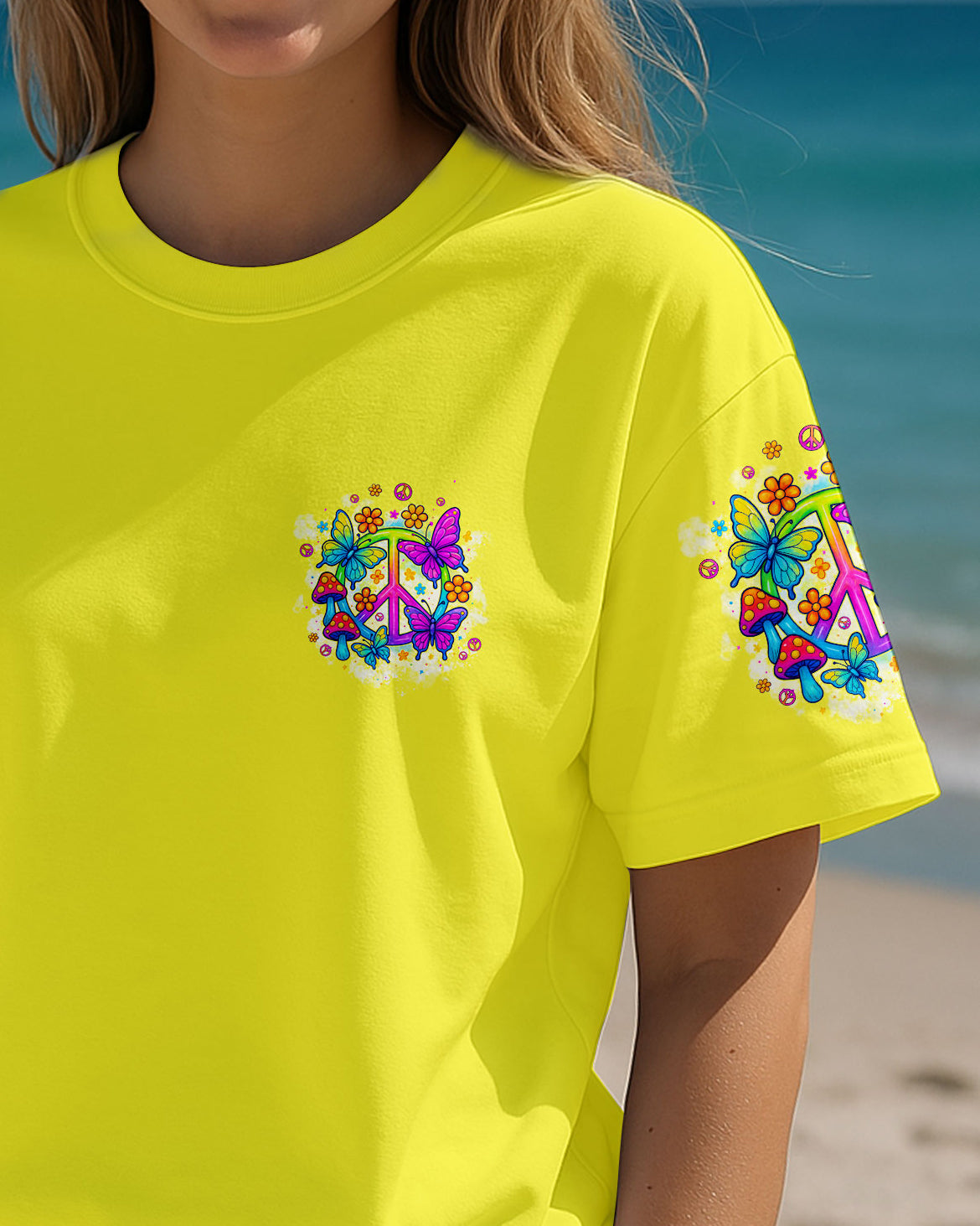 SAVE THE WORLD RAISE A HIPPIE ALL OVER PRINT - TYPQ0408252