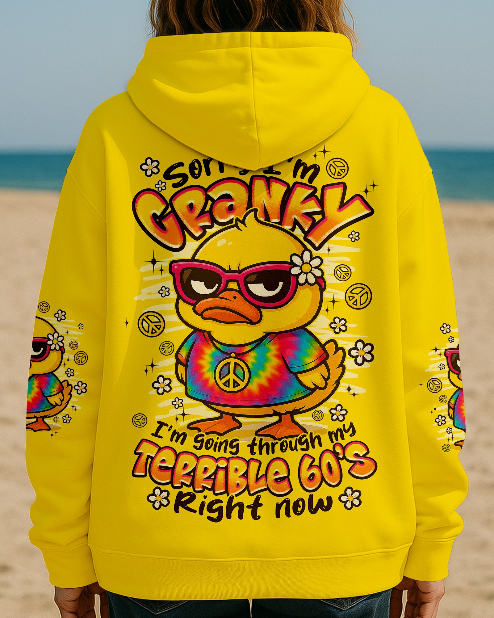 SORRY I'M CRANKY DUCK ALL OVER PRINT - TYPQ0509251
