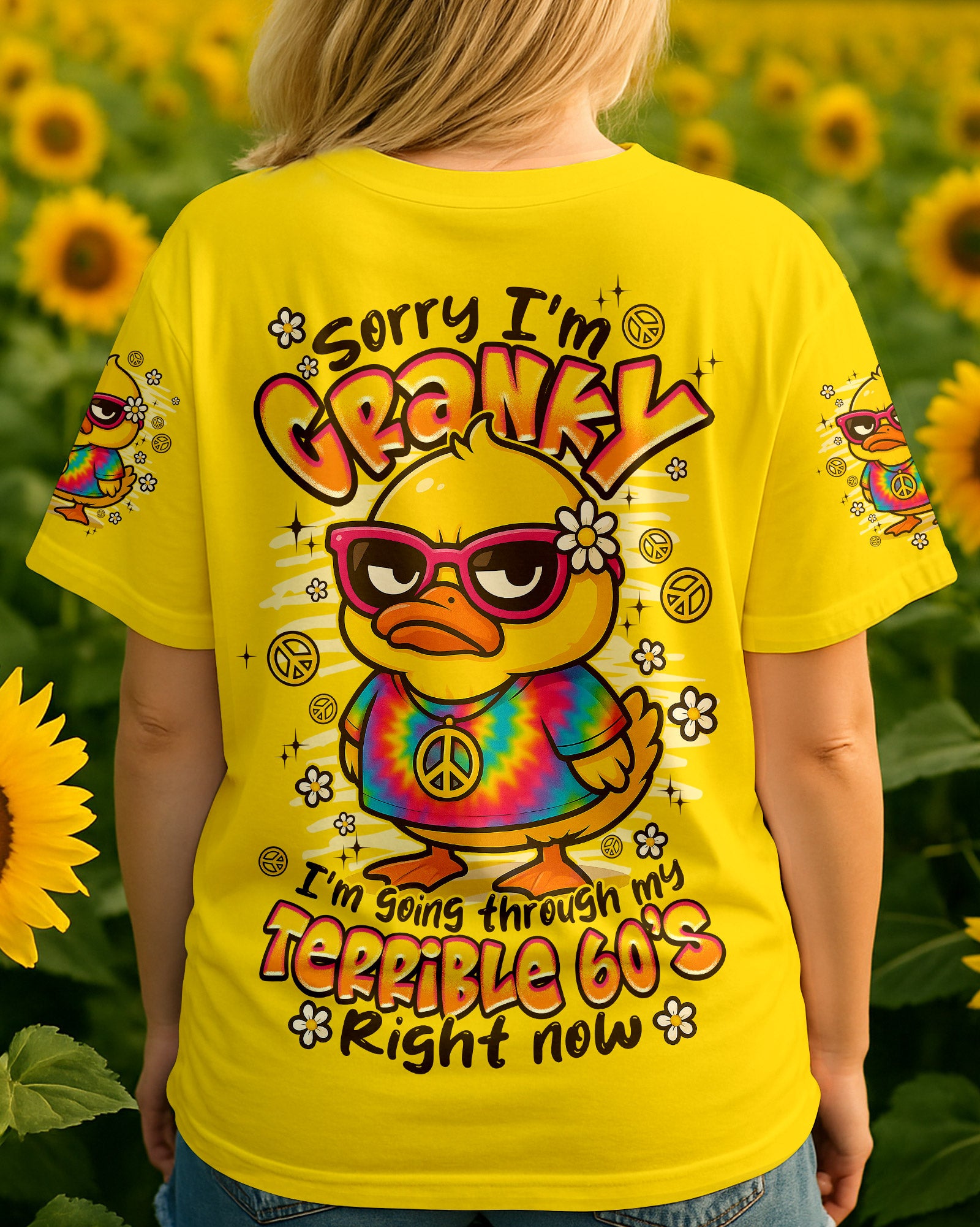SORRY I'M CRANKY DUCK ALL OVER PRINT - TYPQ0509251