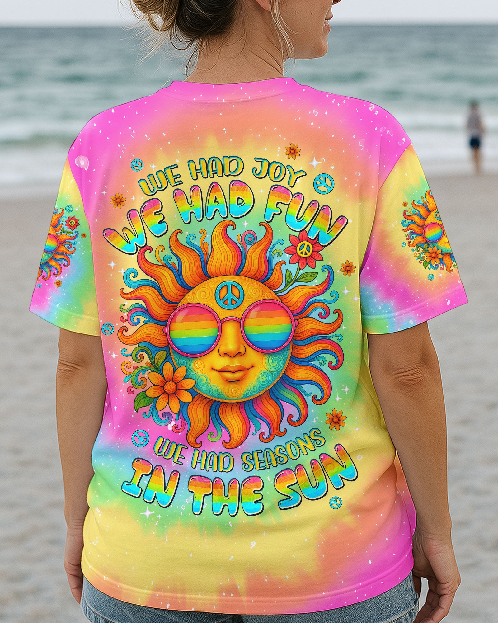 WE HAD SEASONS IN THE SUN TIE DYE ALL OVER PRINT - TYPQ0606252