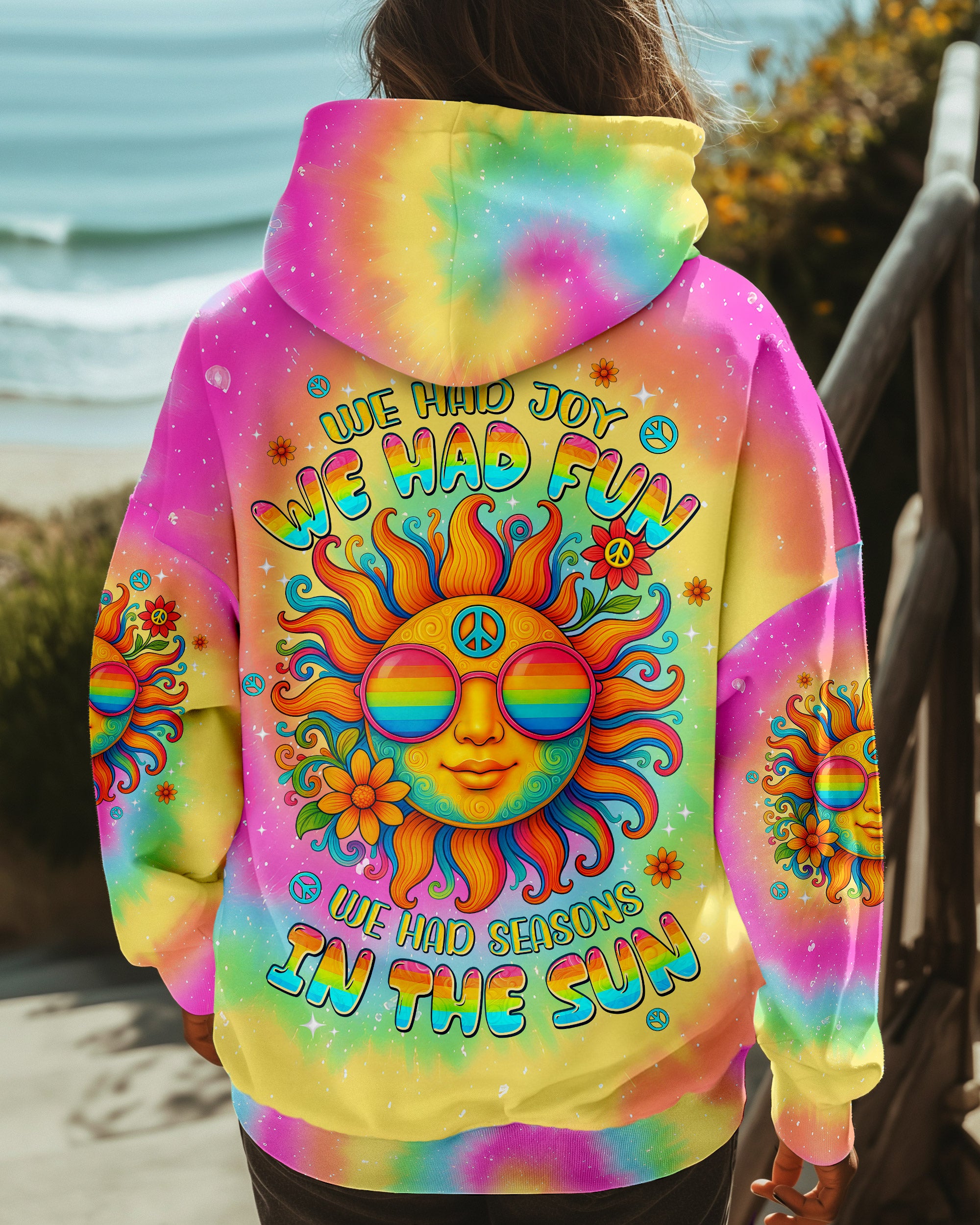 WE HAD SEASONS IN THE SUN TIE DYE ALL OVER PRINT - TYPQ0606252
