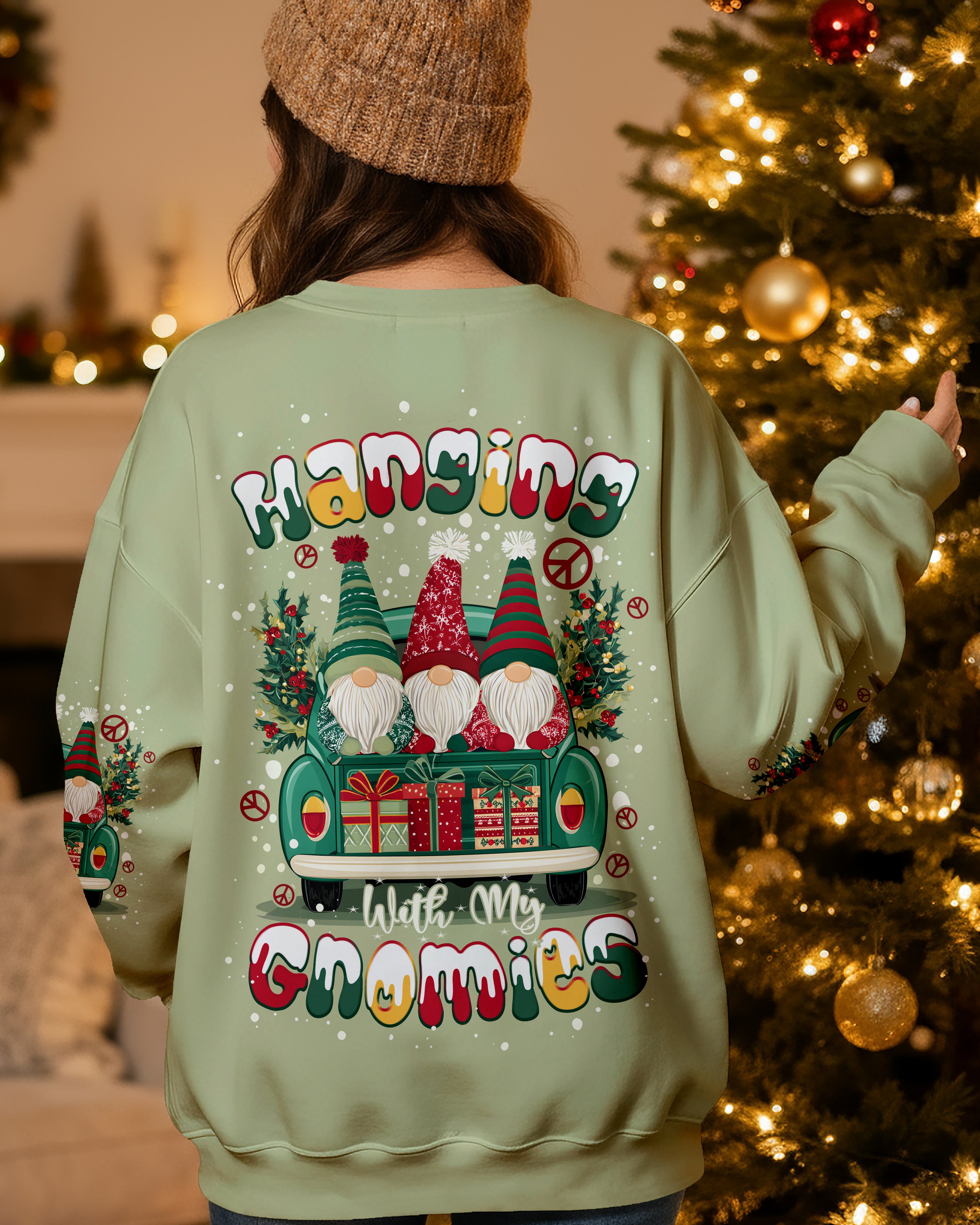 HANGING WITH MY GNOMIES CHRISTMAS ALL OVER PRINT - TYPQ0611251