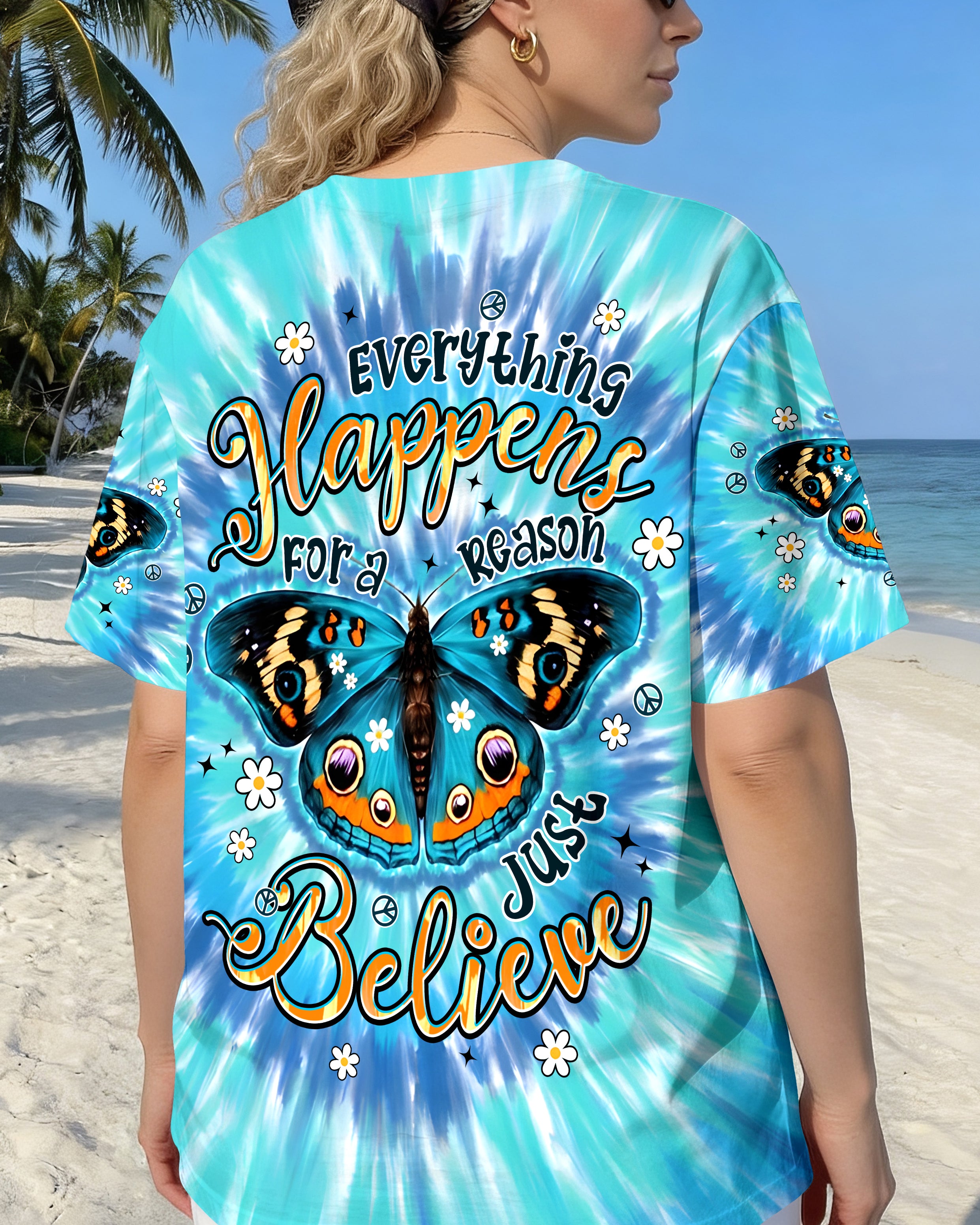 JUST BELIEVE BUTTERFLY ALL OVER PRINT - TYPQ0705261