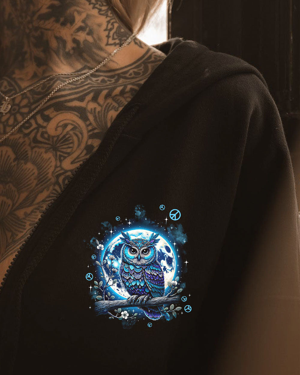 WHISPER WORDS OF WISDOM LET IT BE OWL ALL OVER PRINT - TYPQ0711252