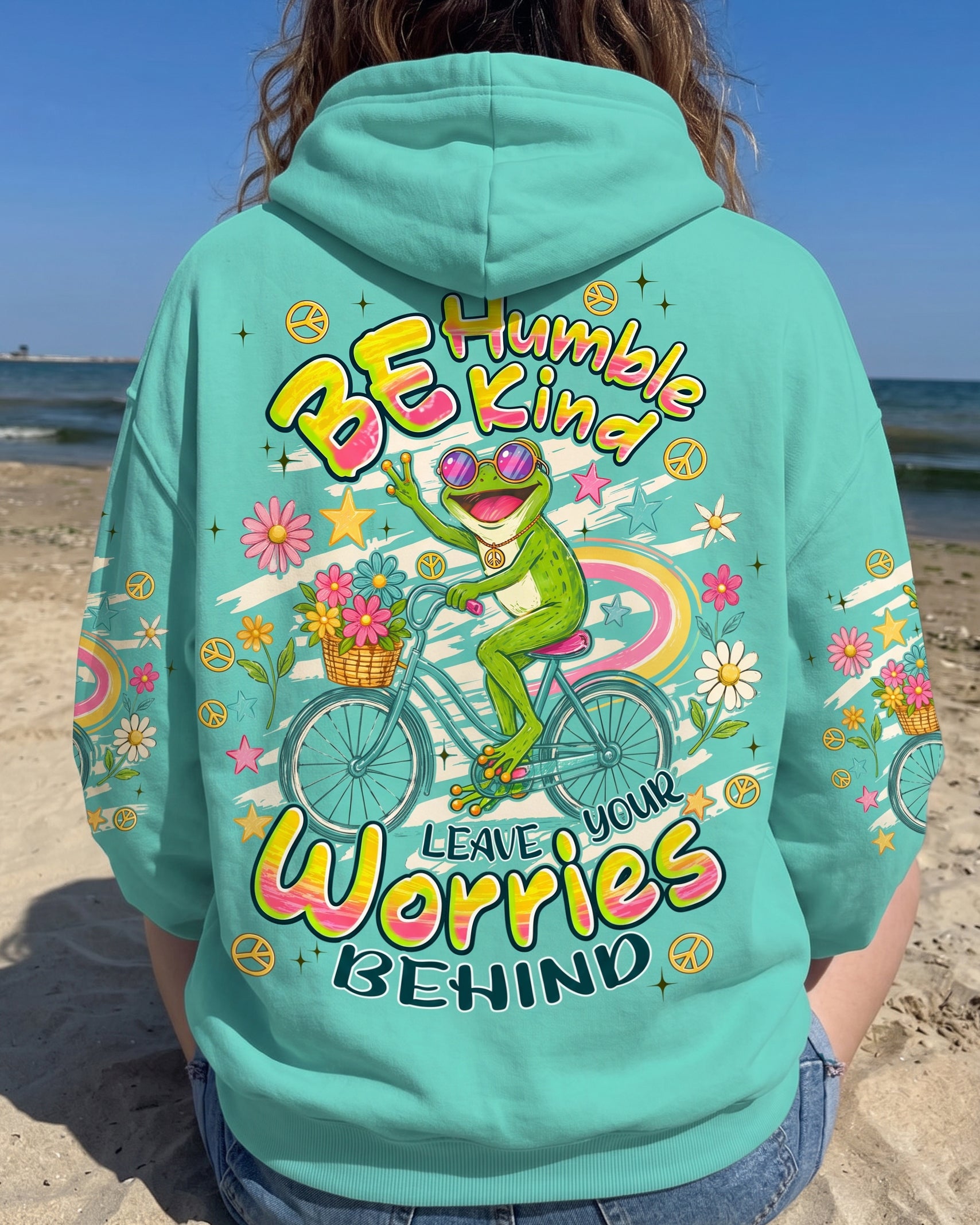 BE HUMBLE BE KIND FROG ALL OVER PRINT - TYPQ0807262