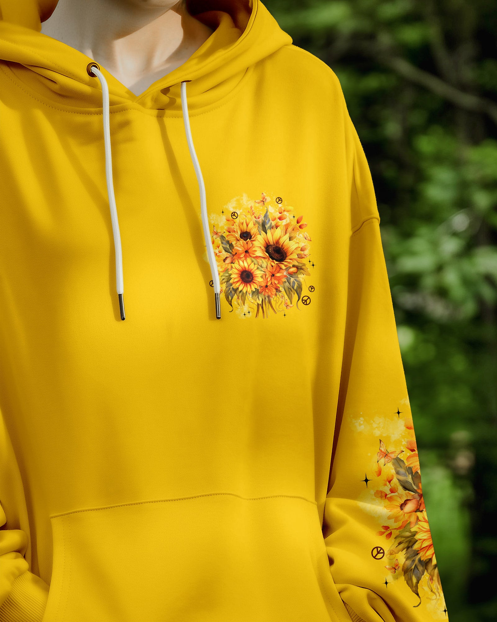 YOU BELONG AMONG THE WILDFLOWERS SUNFLOWER ALL OVER PRINT - TYPQ0810253