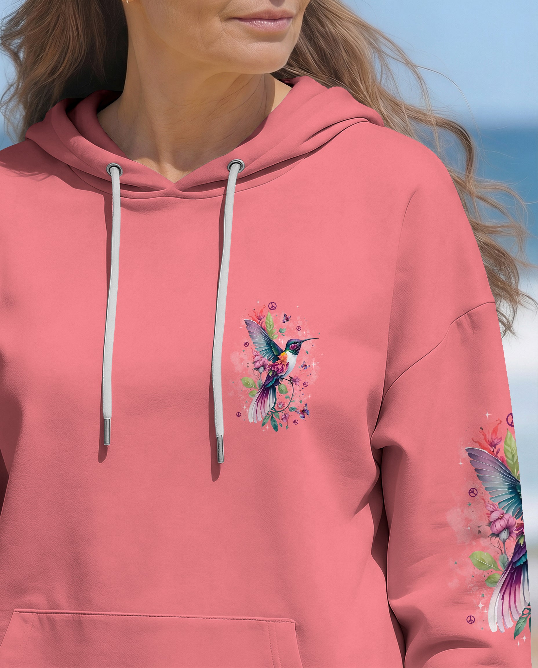JUST BELIEVE HUMMINGBIRD ALL OVER PRINT - TYPQ0902261