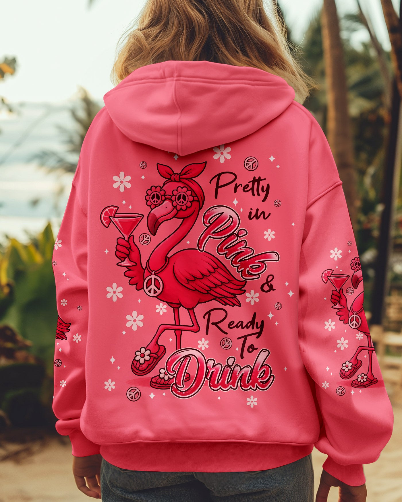 PRETTY IN PINK FLAMINGO ALL OVER PRINT - TYPQ1006251
