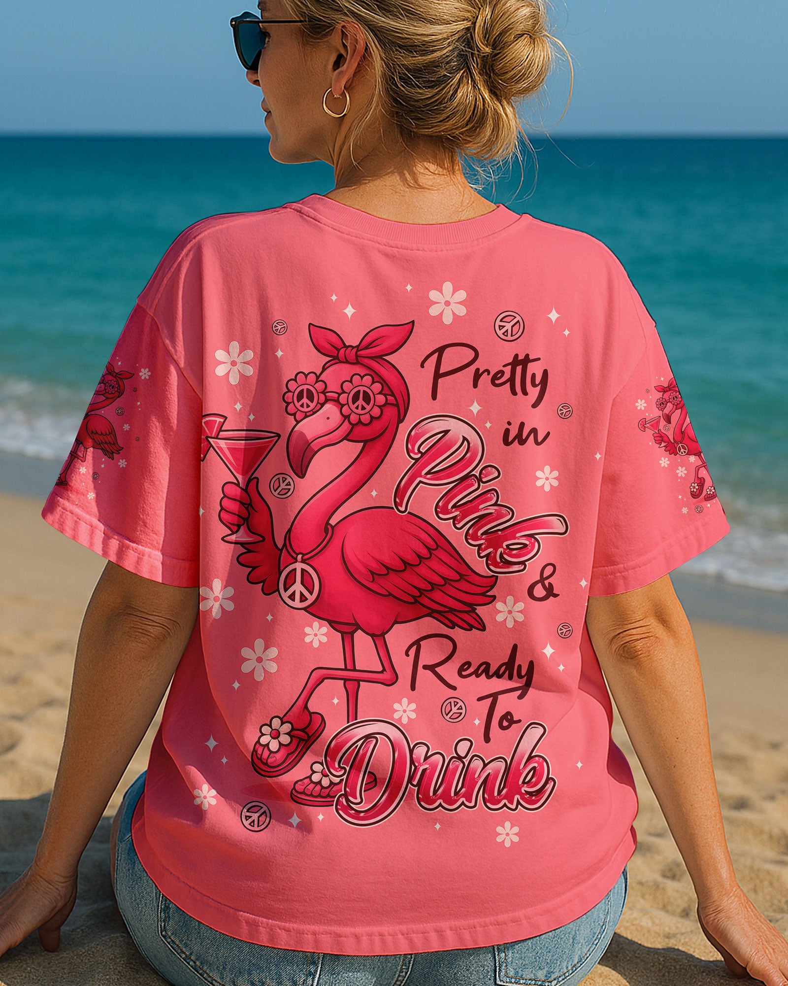 PRETTY IN PINK FLAMINGO ALL OVER PRINT - TYPQ1006251