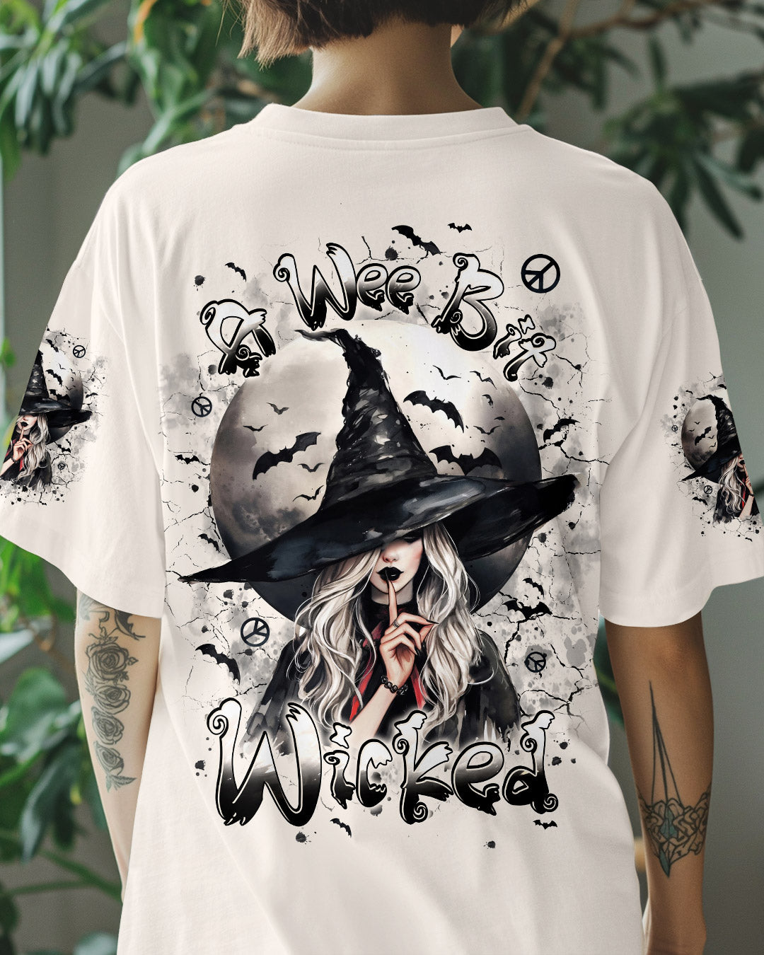 A WEE BIT WICKED HIPPIE WITCH HALLOWEEN ALL OVER PRINT - TYPQ1106251