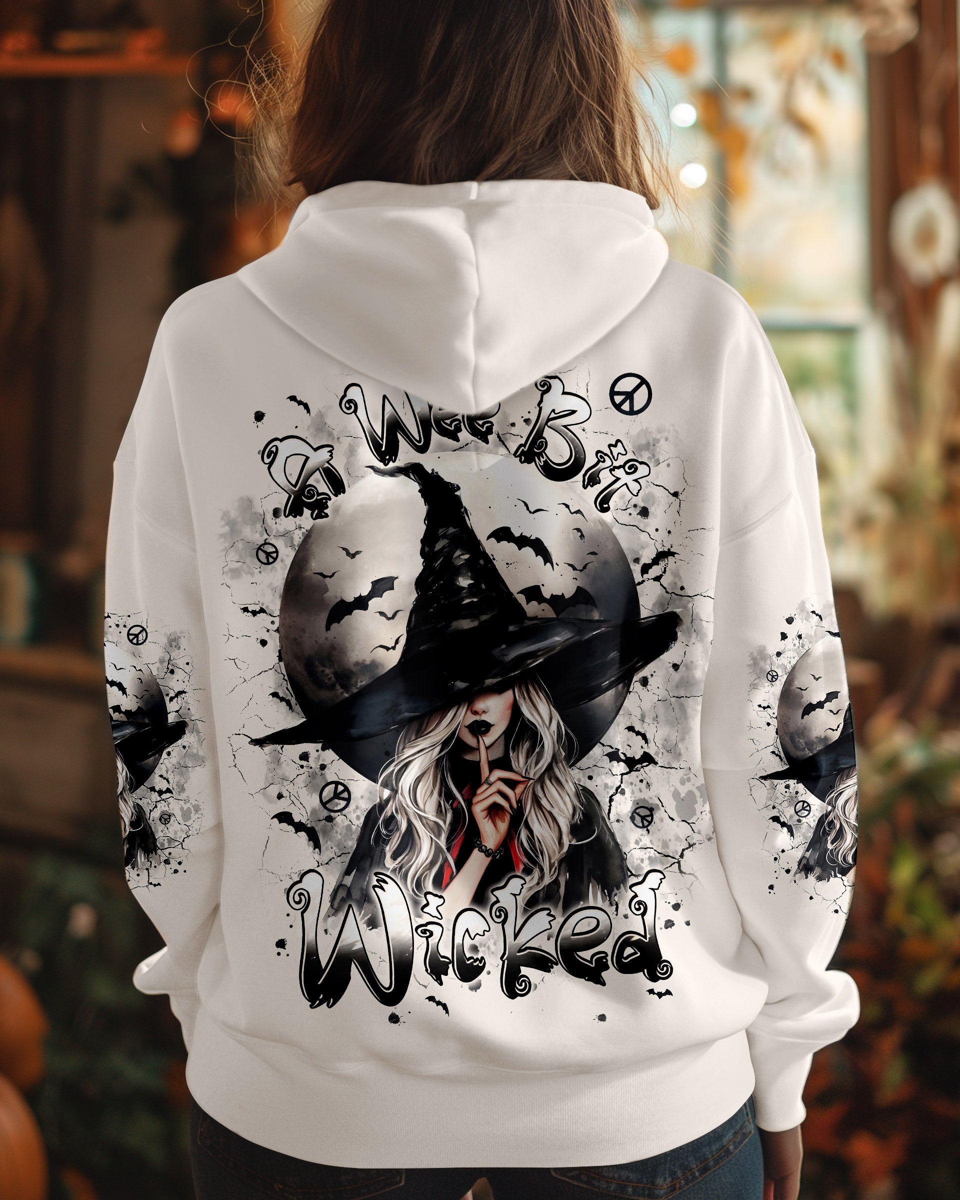 A WEE BIT WICKED HIPPIE WITCH HALLOWEEN ALL OVER PRINT - TYPQ1106251