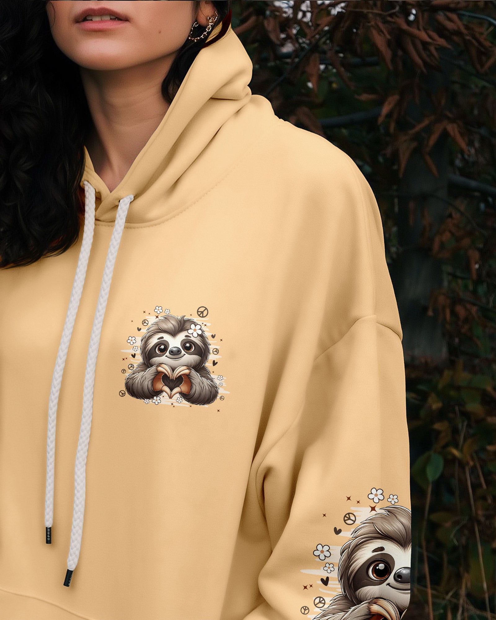 I LOVE YOU TO THE MOON AND BACK SLOTH ALL OVER PRINT - TYPQ1109251