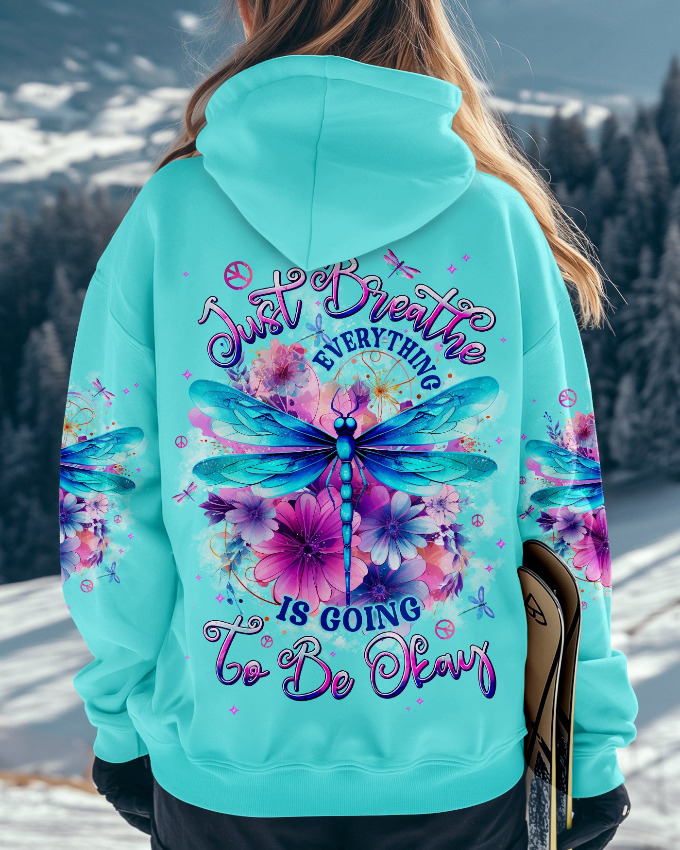 JUST BREATHE DRAGONFLY ALL OVER PRINT - TYPQ1206253