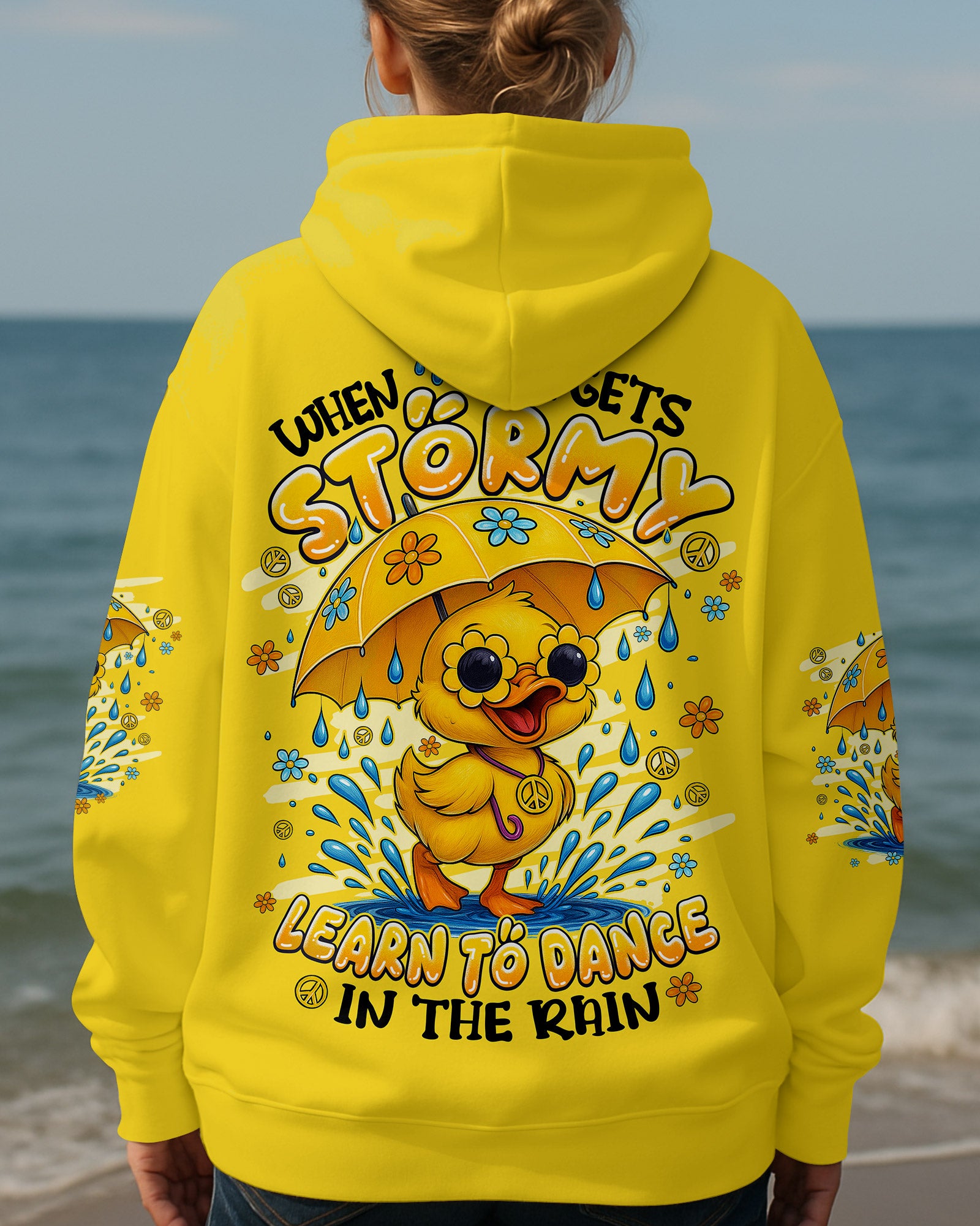 DANCE IN THE RAIN DUCK HIPPIE ALL OVER PRINT - TYPQ1208252