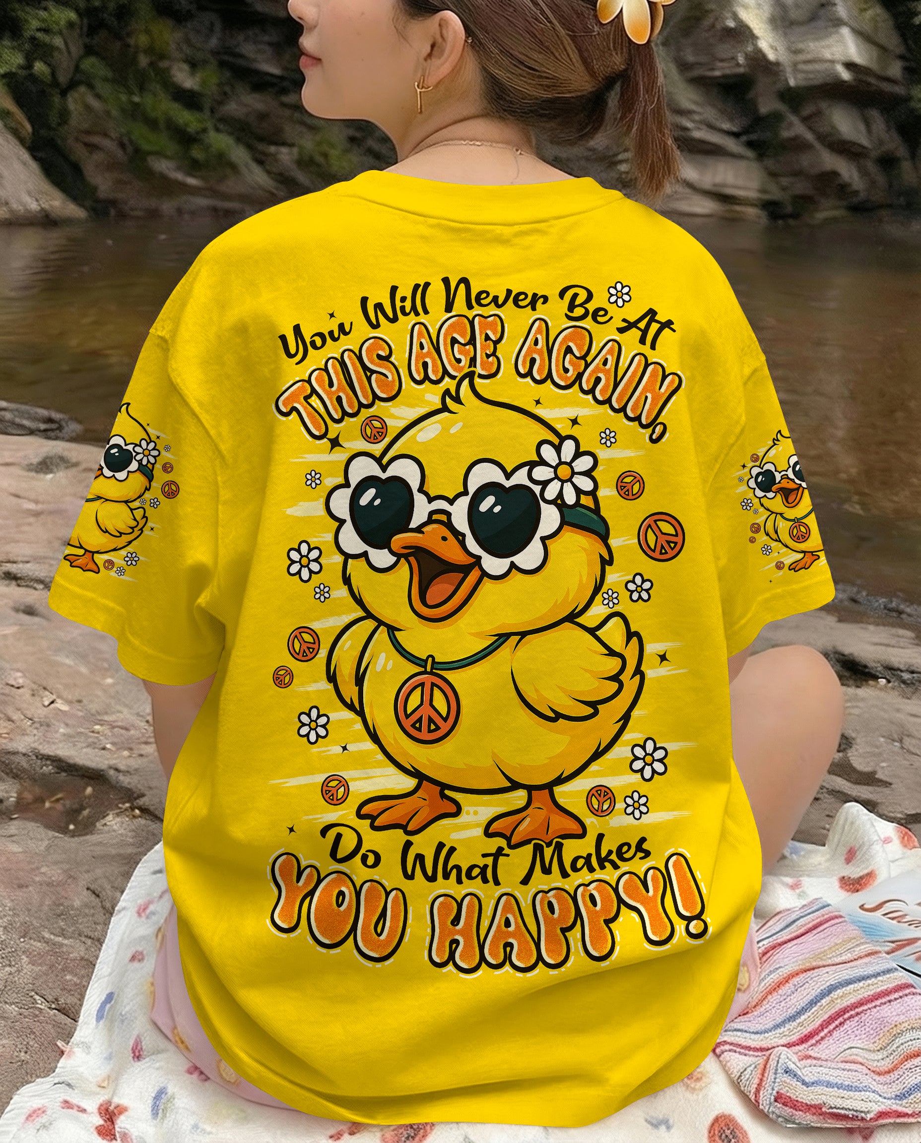 DO WHAT MAKES YOU HAPPY DUCK ALL OVER PRINT - TYPQ1209251