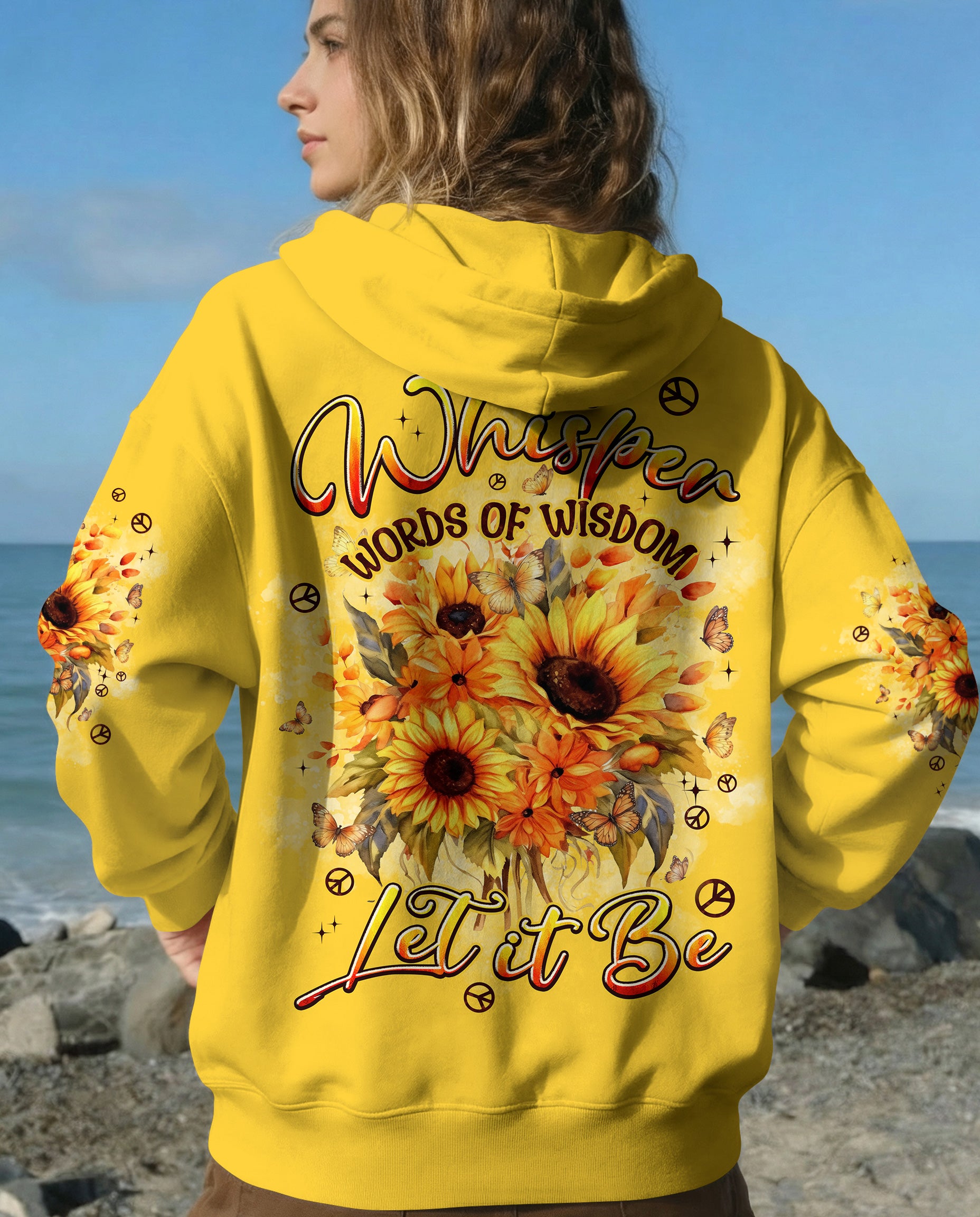 WHISPER WORDS OF WISDOM LET IT BE SUNFLOWER ALL OVER PRINT - TYPQ1303261