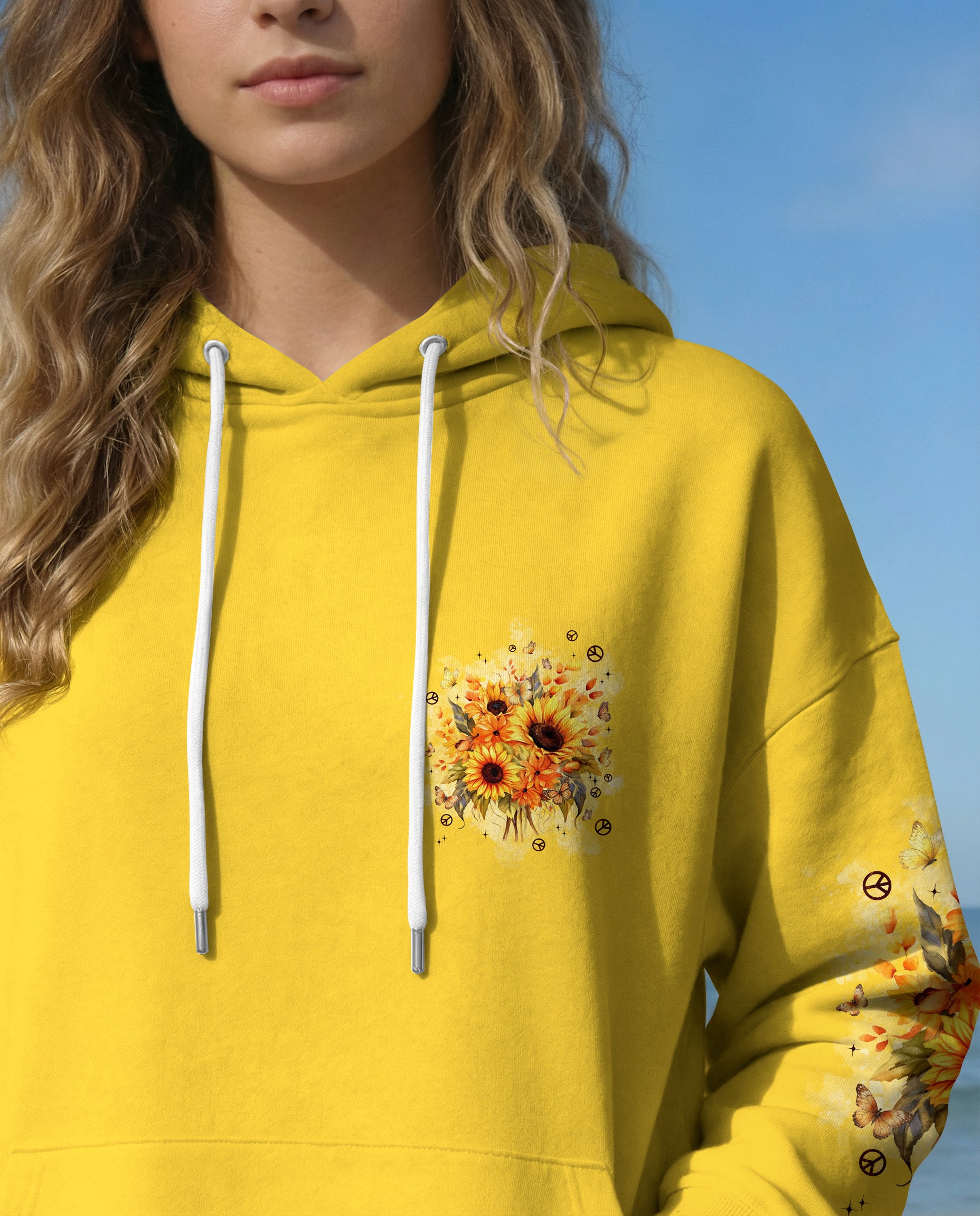 WHISPER WORDS OF WISDOM LET IT BE SUNFLOWER ALL OVER PRINT - TYPQ1303261