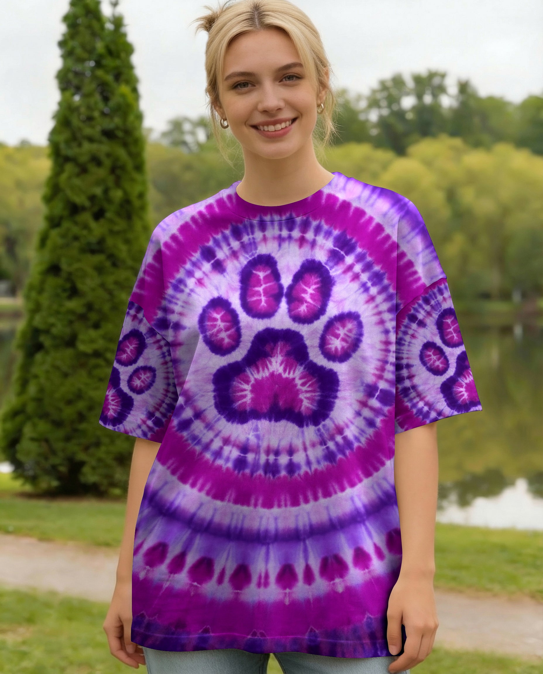 PURPLE PAW AURA ALL OVER PRINT - TYPQ1401261