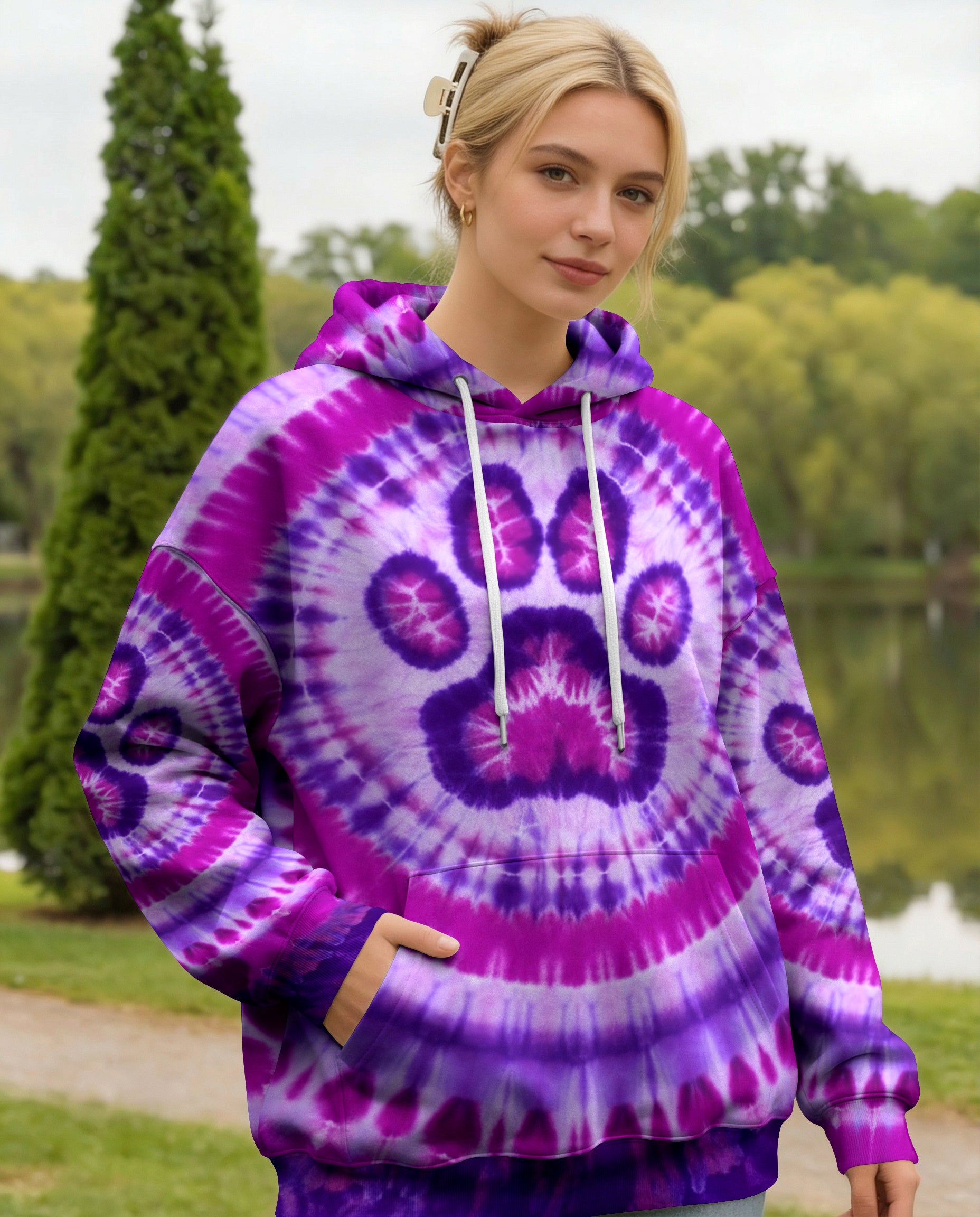 PURPLE PAW AURA ALL OVER PRINT - TYPQ1401261