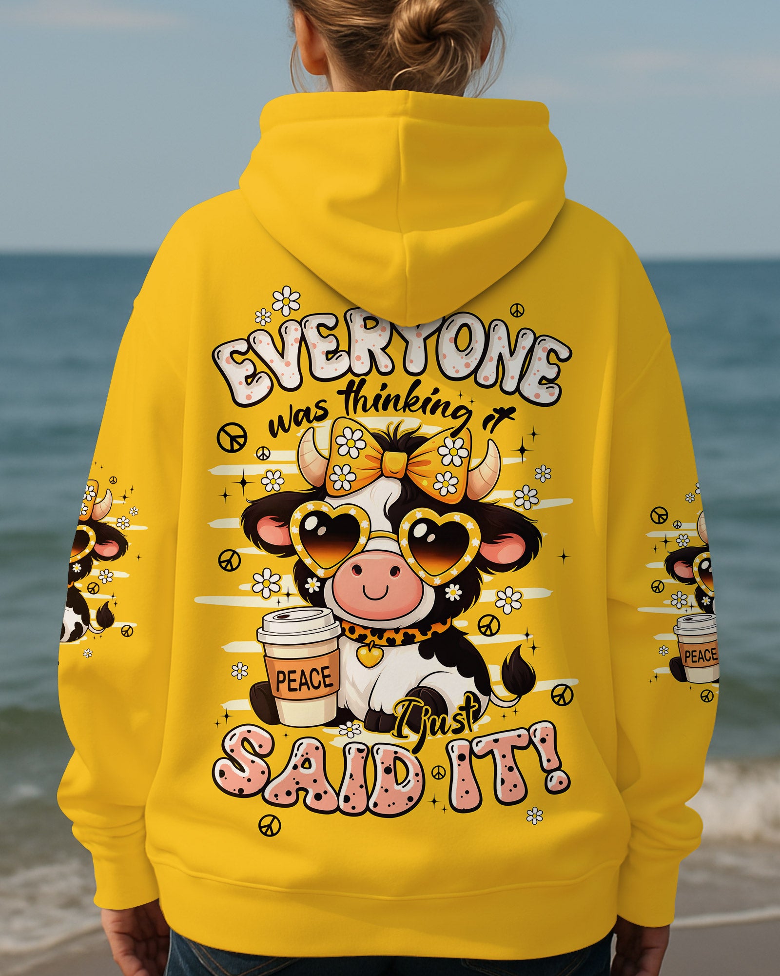 EVERYONE WAS THINKING IT COW HIPPIE ALL OVER PRINT - TYPQ1407252