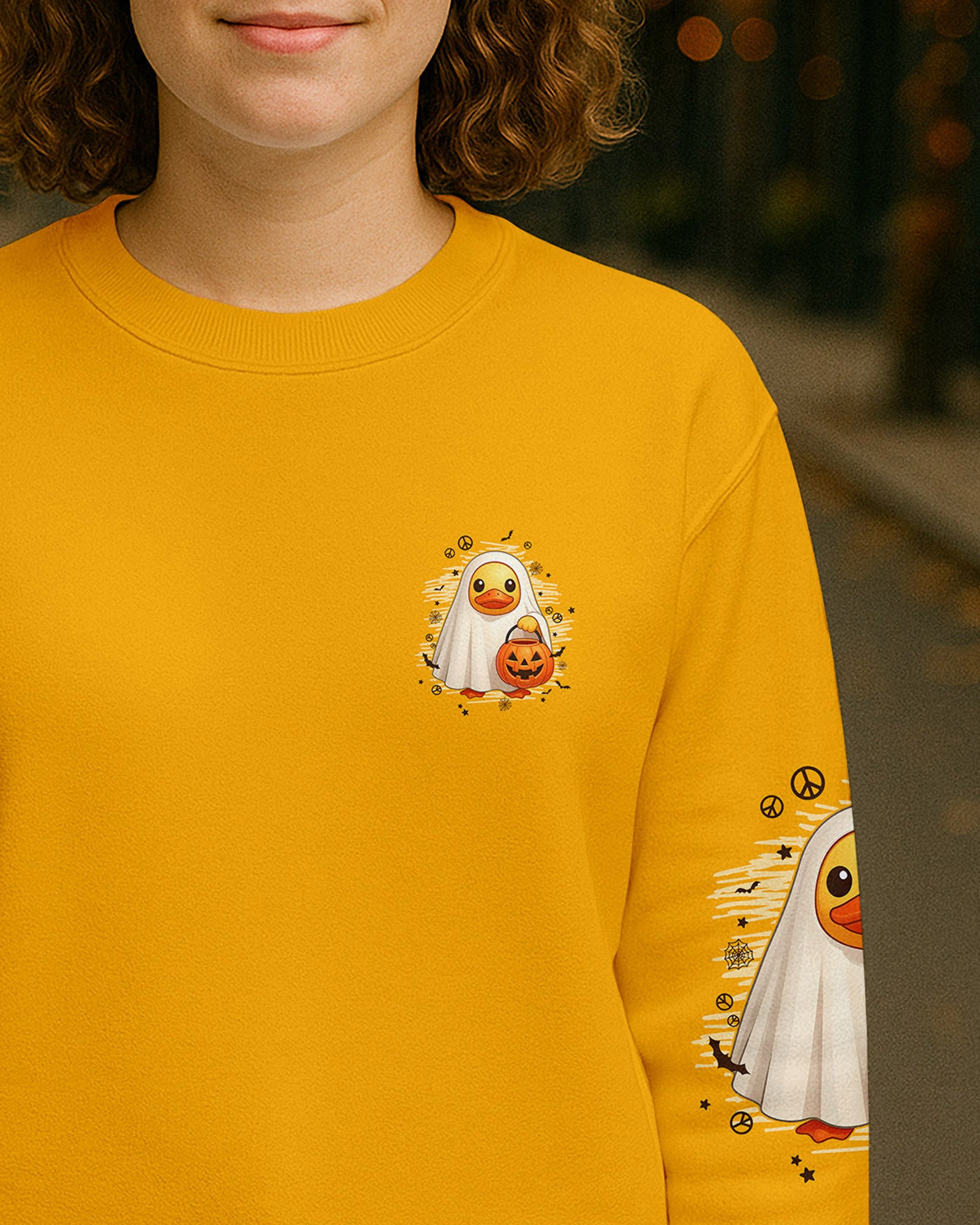 I'M NOT SHORT DUCK HIPPIE HALLOWEEN ALL OVER PRINT - TYPQ1408252
