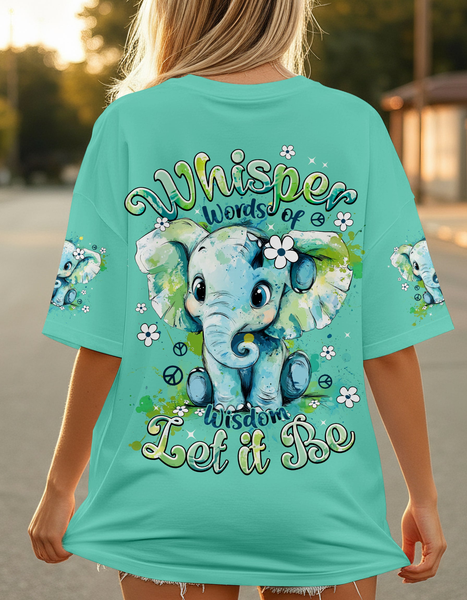 WHISPER WORDS OF WISDOM LET IT BE ELEPHANT ALL OVER PRINT - TYPQ1410251