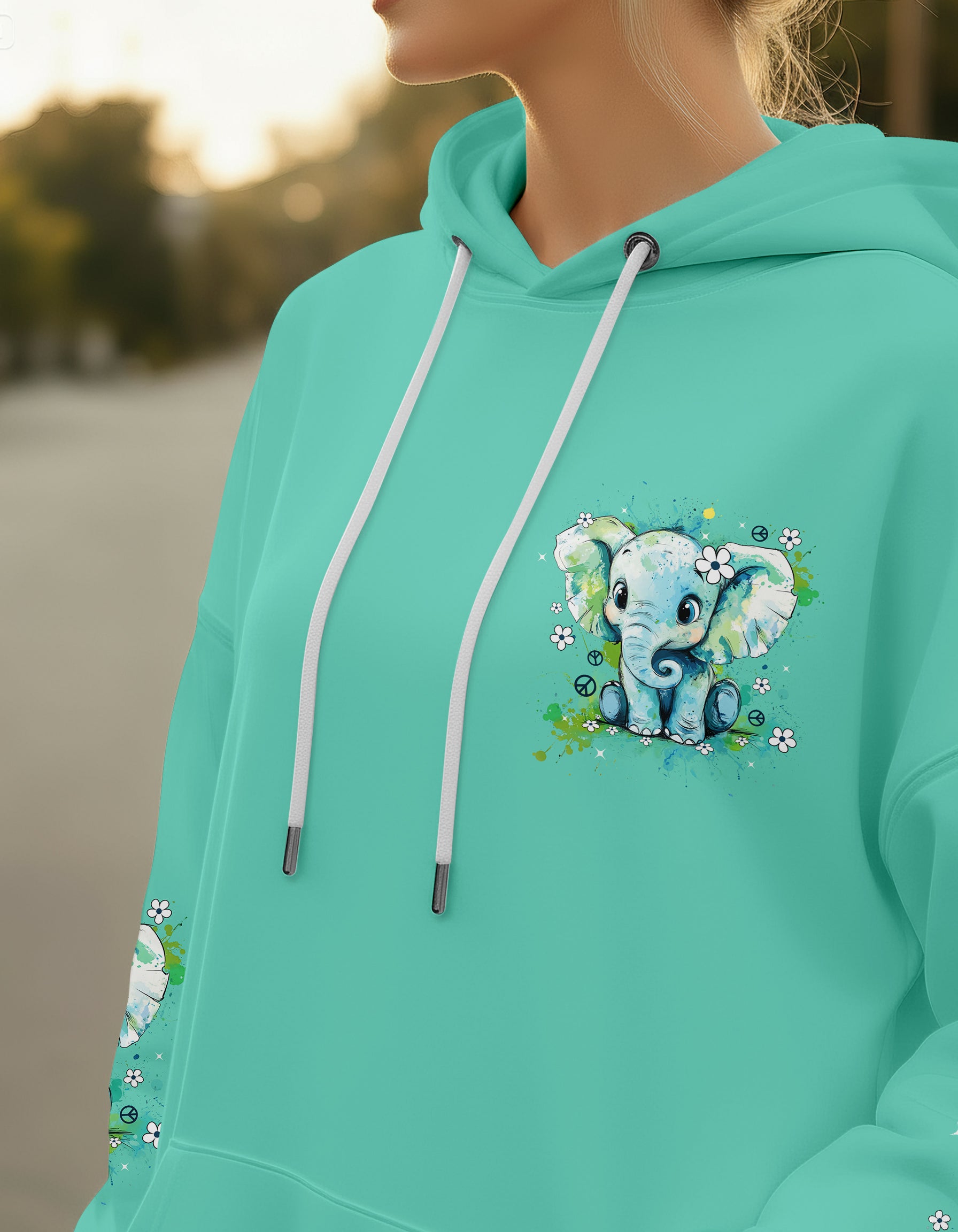 WHISPER WORDS OF WISDOM LET IT BE ELEPHANT ALL OVER PRINT - TYPQ1410251