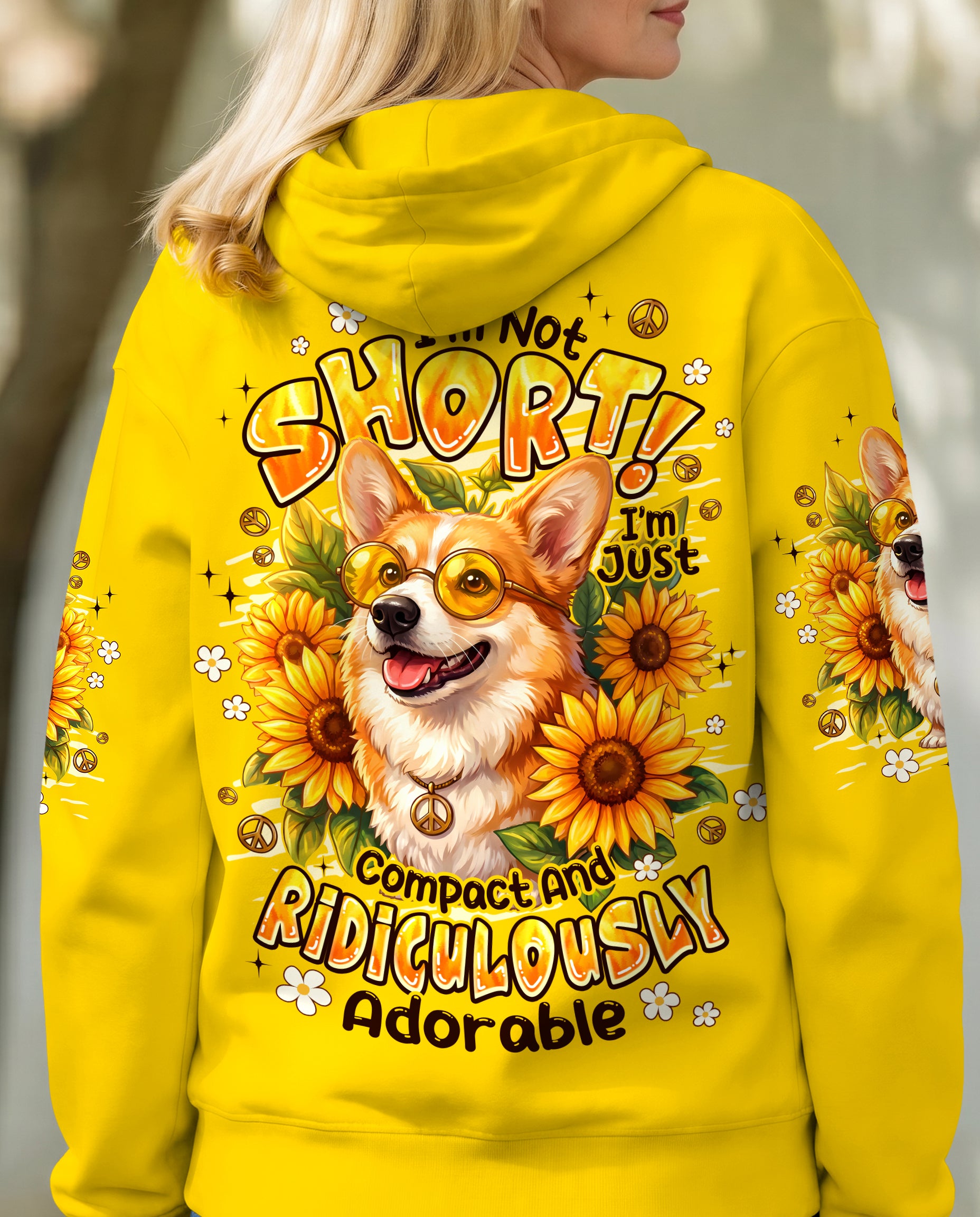 I'M NOT SHORT DOG CORGI ALL OVER PRINT - TYPQ1505261