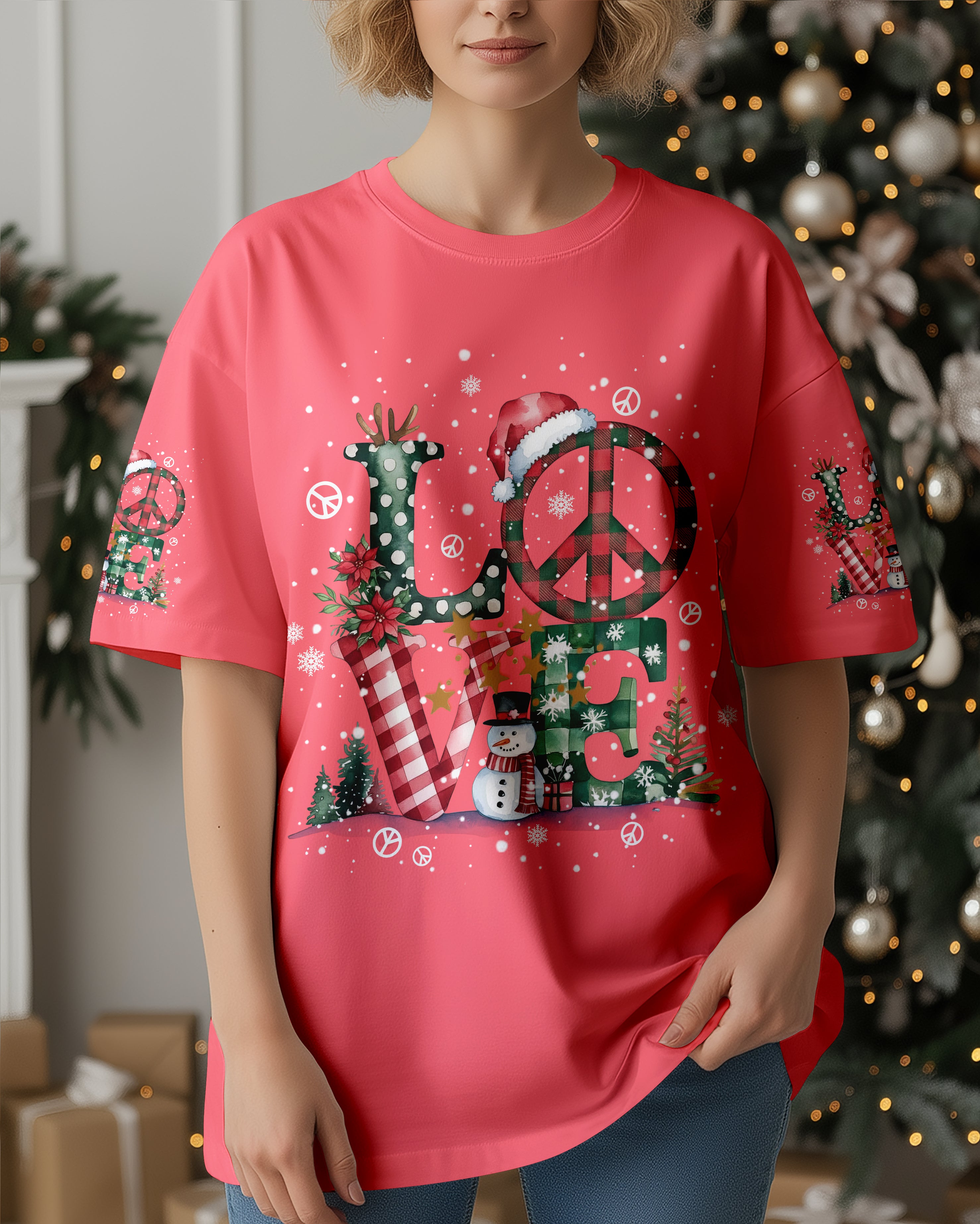 LOVE CHRISTMAS ALL OVER PRINT - TYPQ1511251