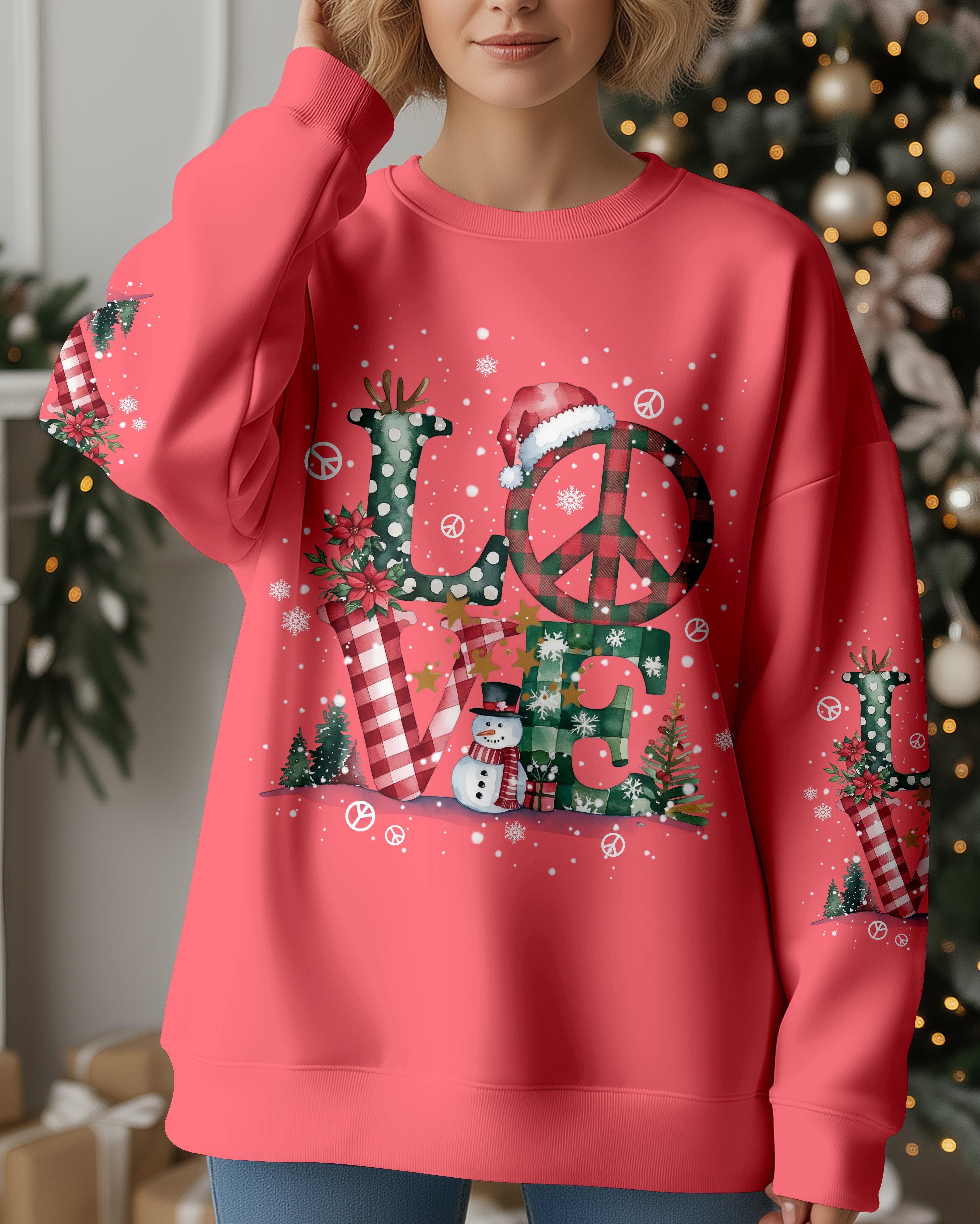 LOVE CHRISTMAS ALL OVER PRINT - TYPQ1511251
