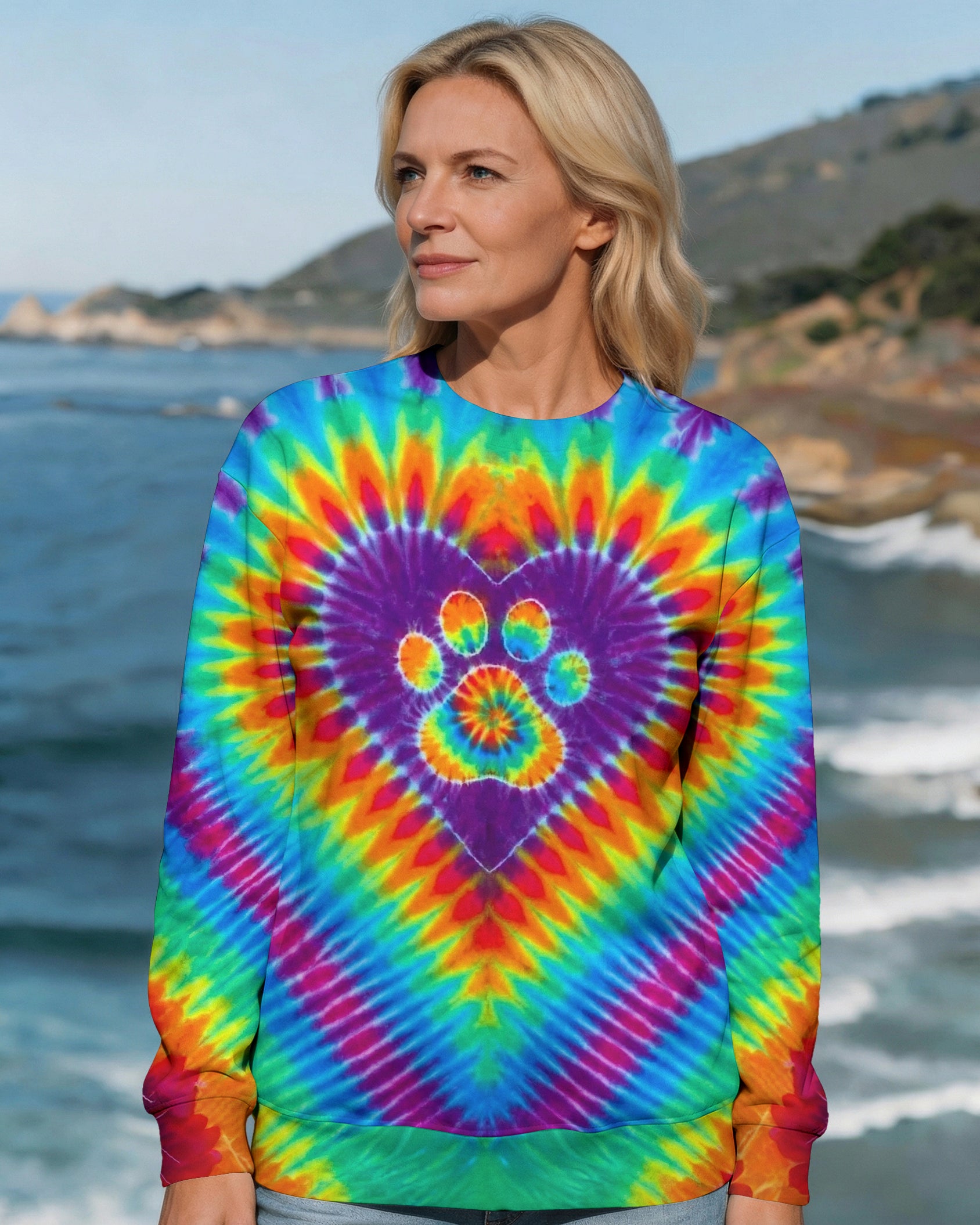 COSMIC PAW HEART ALL OVER PRINT - TYPQ1603262