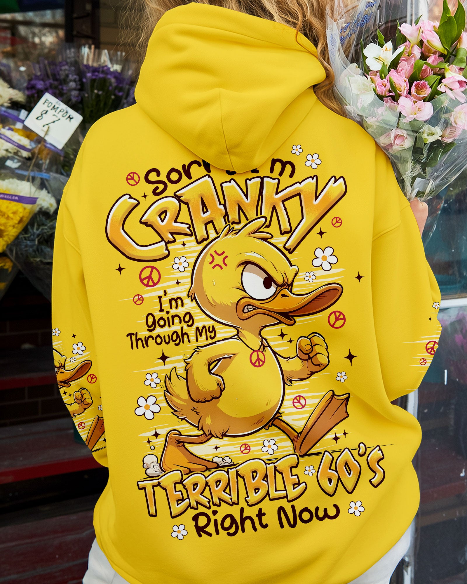 SORRY I'M CRANKY DUCK ALL OVER PRINT - TYPQ1809252