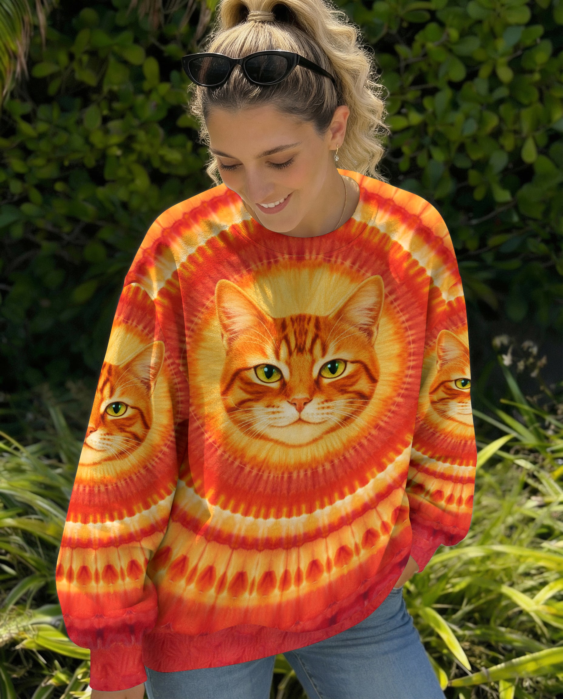 SOLAR CAT ALL OVER PRINT - TYPQ1901261