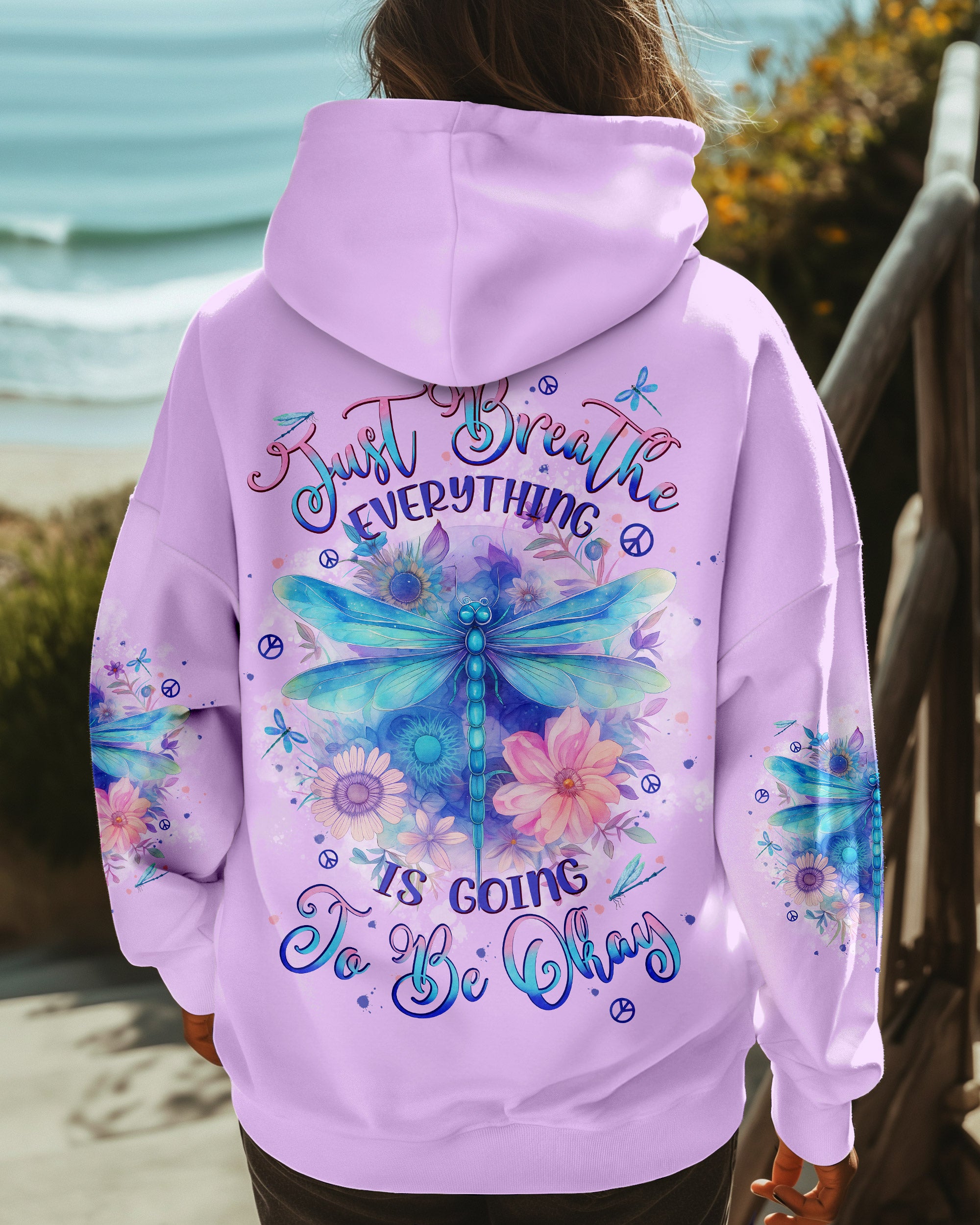 JUST BREATHE DRAGONFLY ALL OVER PRINT - TYPQ1906252