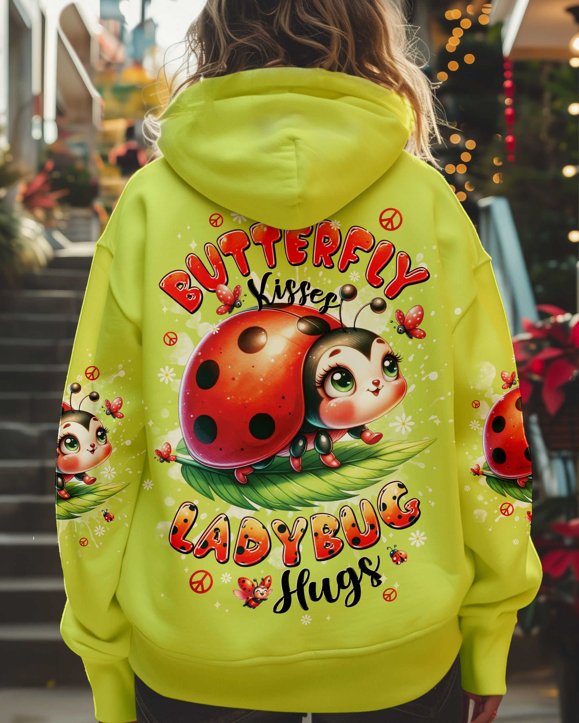 BUTTERFLY KISSES LADYBUG HUGS ALL OVER PRINT - TYPQ1906253