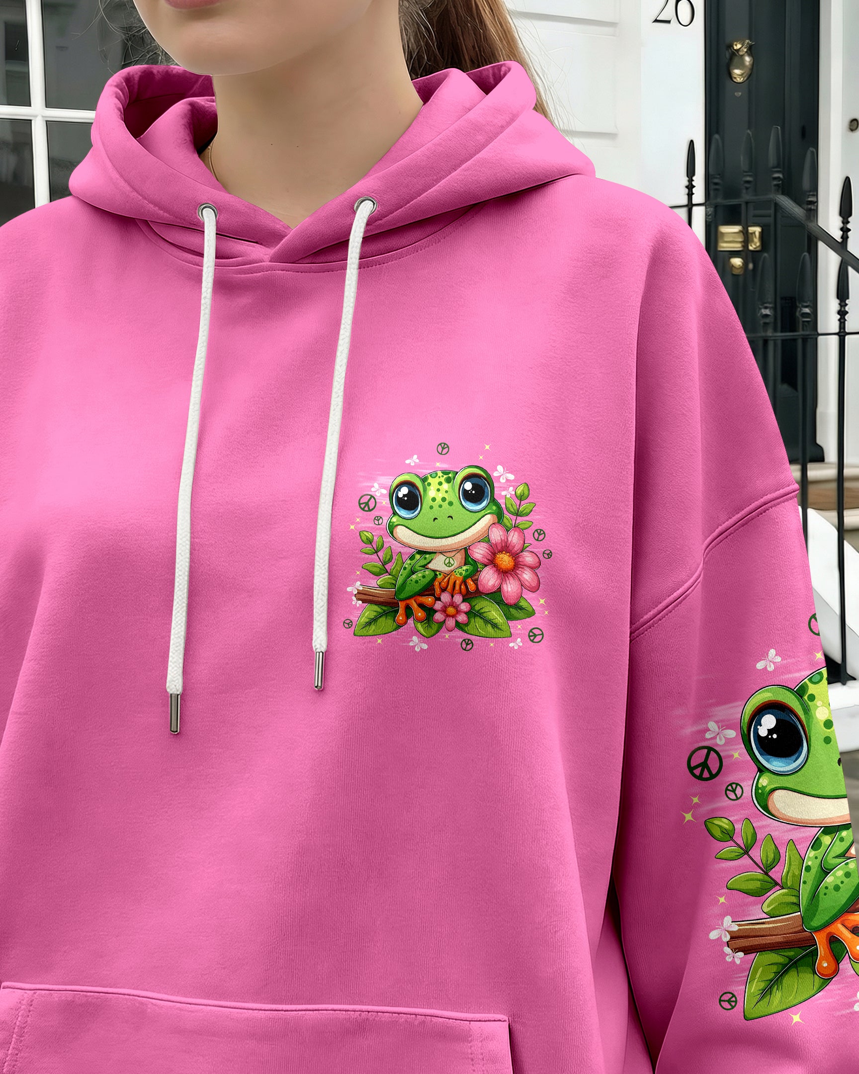 BE YOU THE WORLD WILL ADJUST FROG ALL OVER PRINT - TYPQ1912251