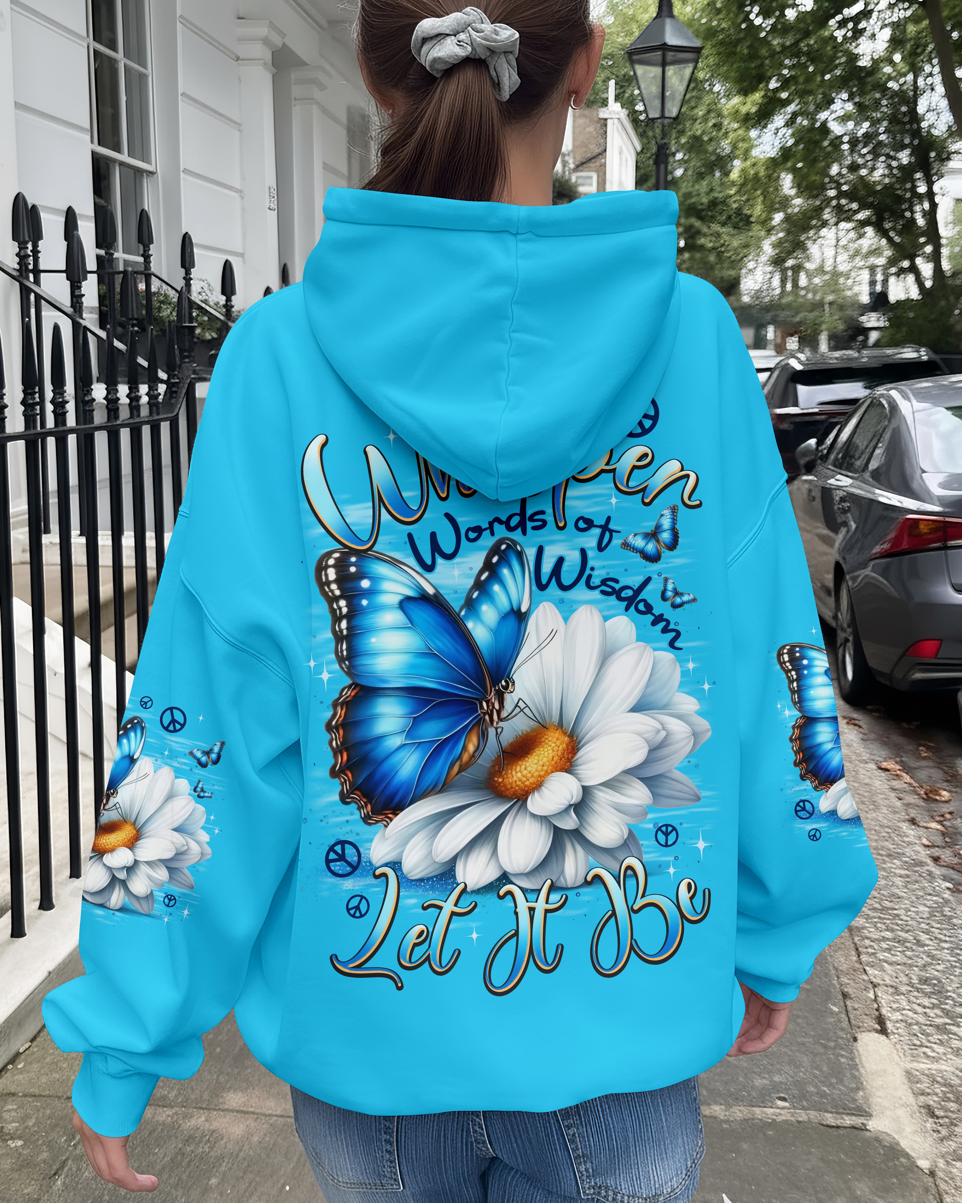 WHISPER WORDS OF WISDOM LET IT BE BUTTERFLY ALL OVER PRINT - TYPQ2010252