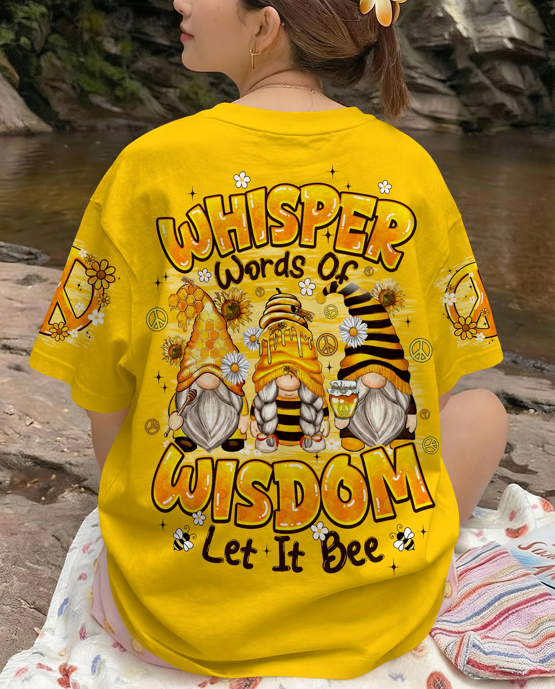 WHISPER WORDS OF WISDOM LET IT BEE GNOMIES ALL OVER PRINT - TYPQ2101261