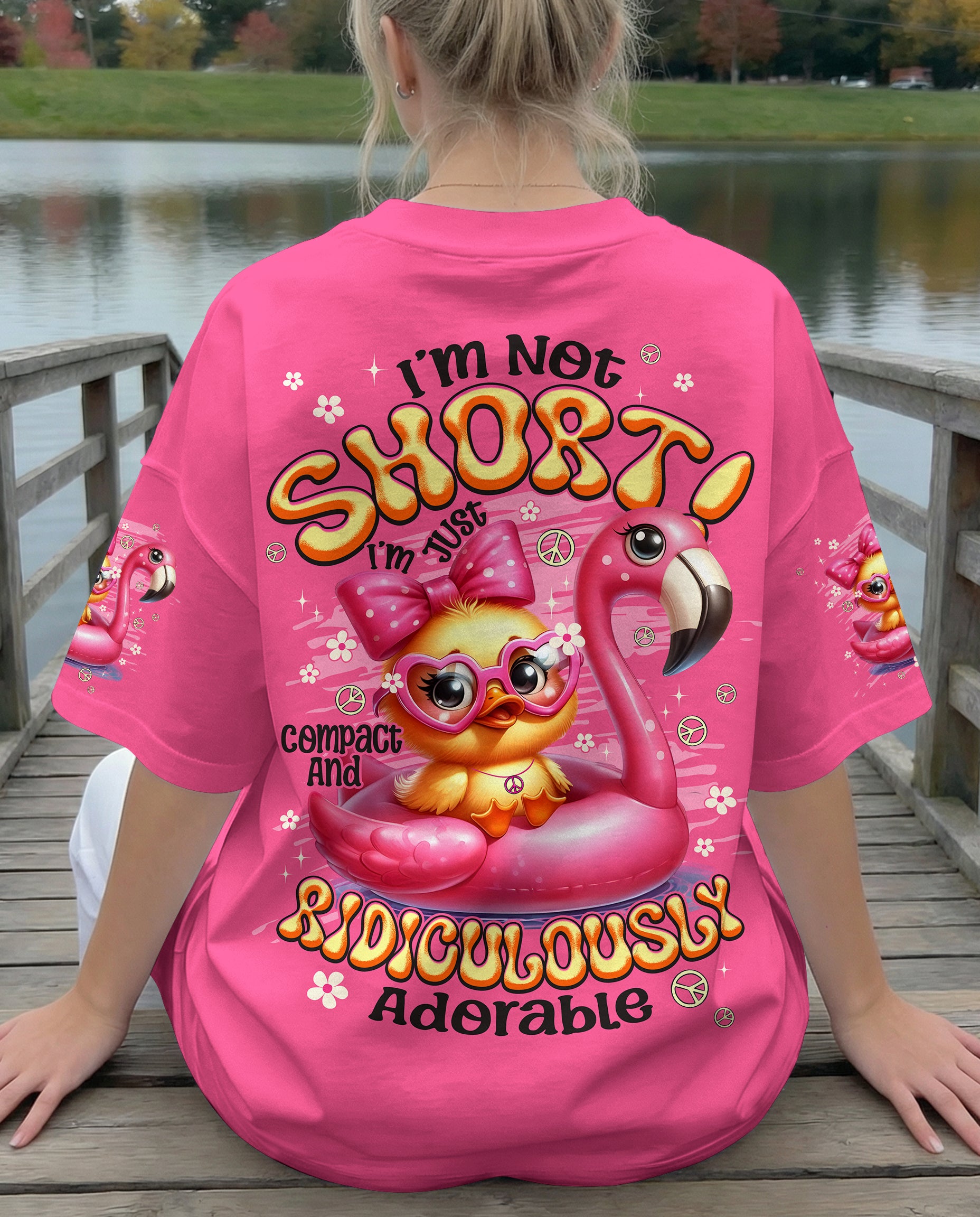 I'M NOT SHORT DUCK ALL OVER PRINT - TYPQ2212251