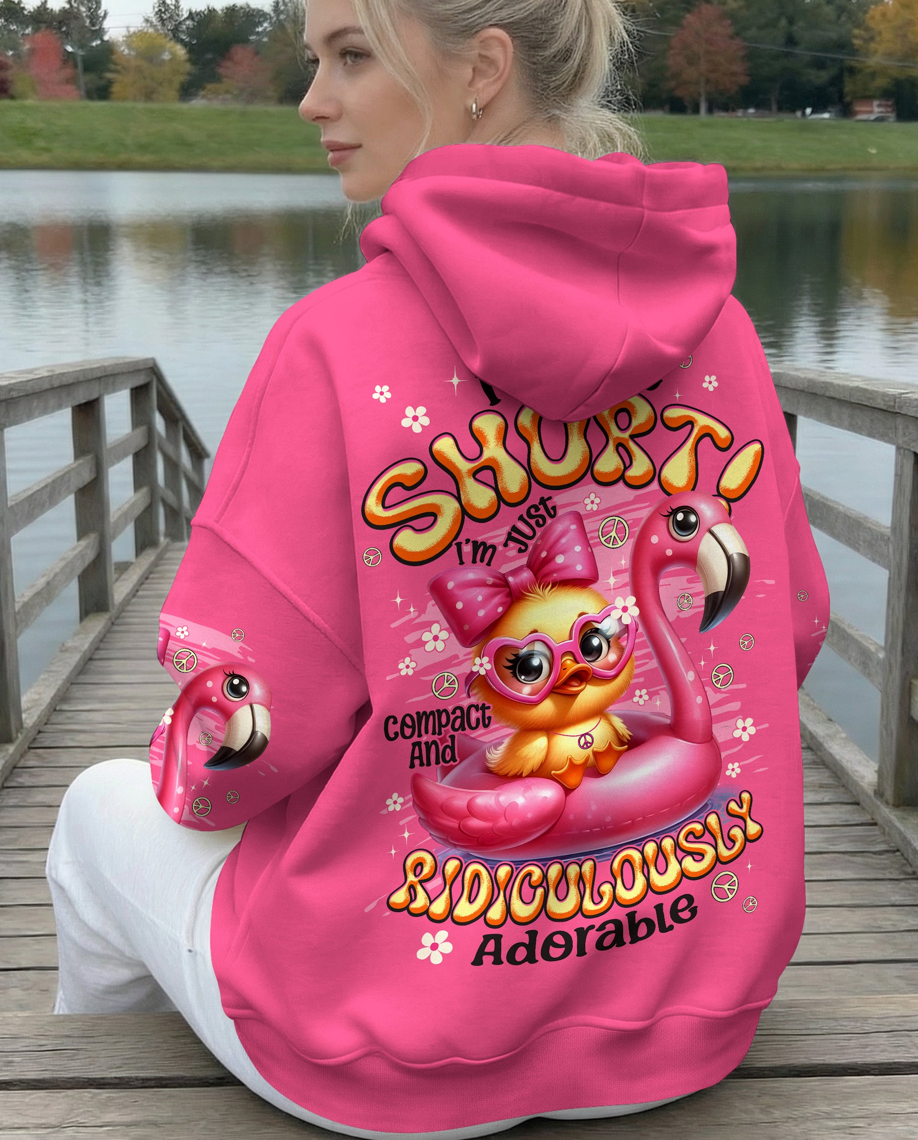 I'M NOT SHORT DUCK ALL OVER PRINT - TYPQ2212251