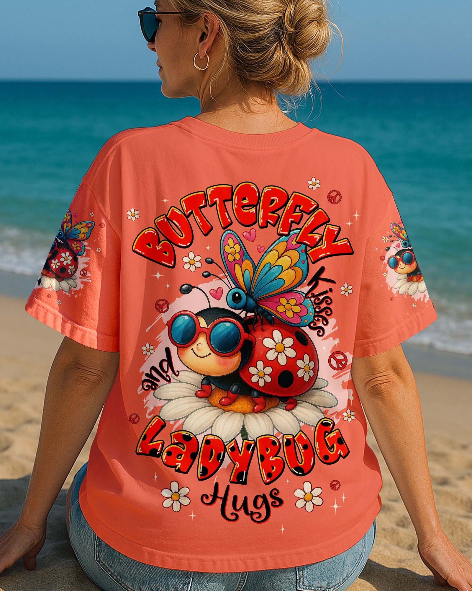 BUTTERFLY KISSES AND LADYBUG HUGS ALL OVER PRINT - TYPQ2306253