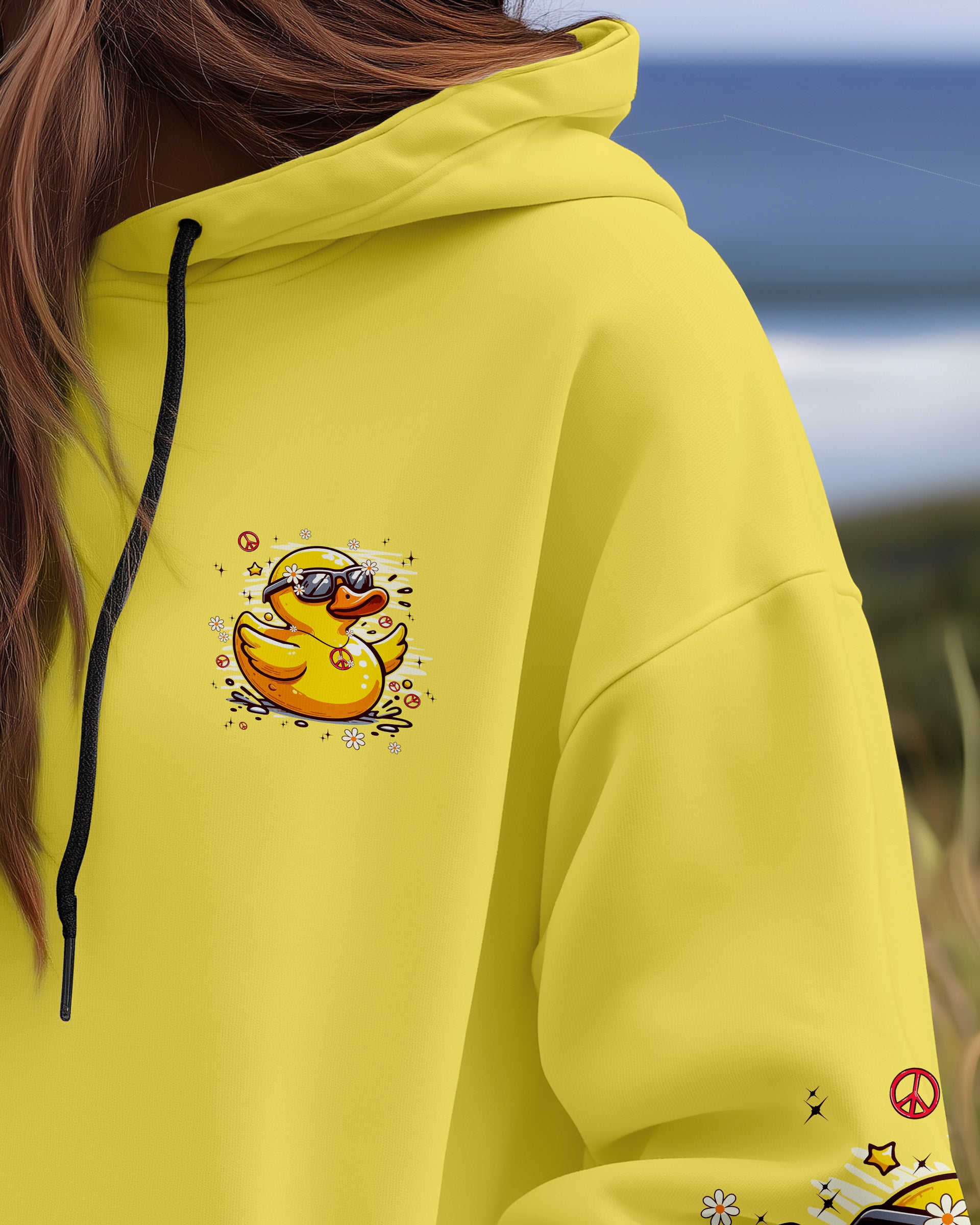 I'M NOT SHORT DUCK ALL OVER PRINT - TYPQ2308252