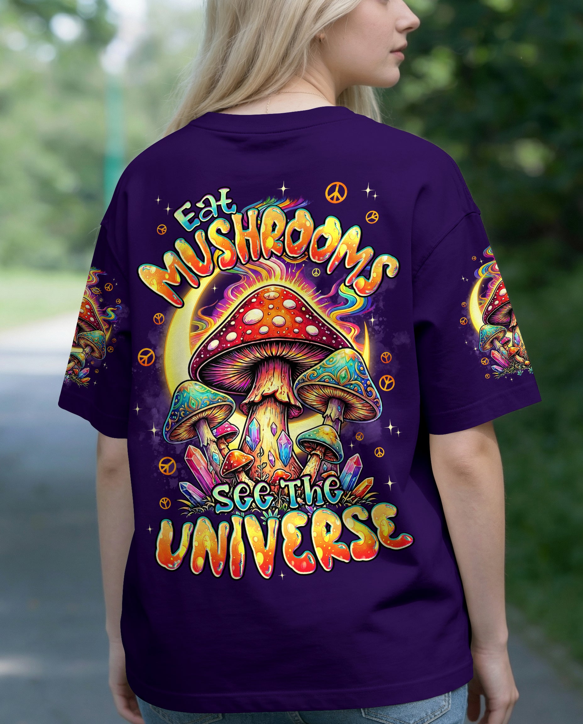 EAT MUSHROOMS SEE THE UNIVERSE ALL OVER PRINT - TYPQ2402261