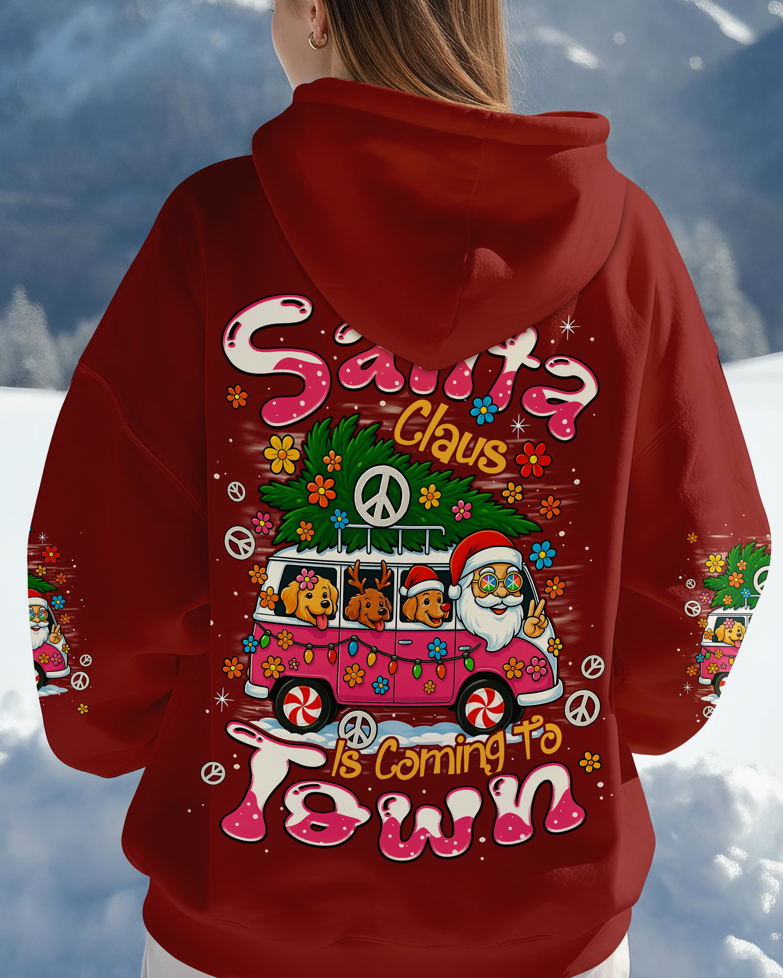 SANTA CLAUS IS COMING CHRISTMAS ALL OVER PRINT - TYPQ2410252