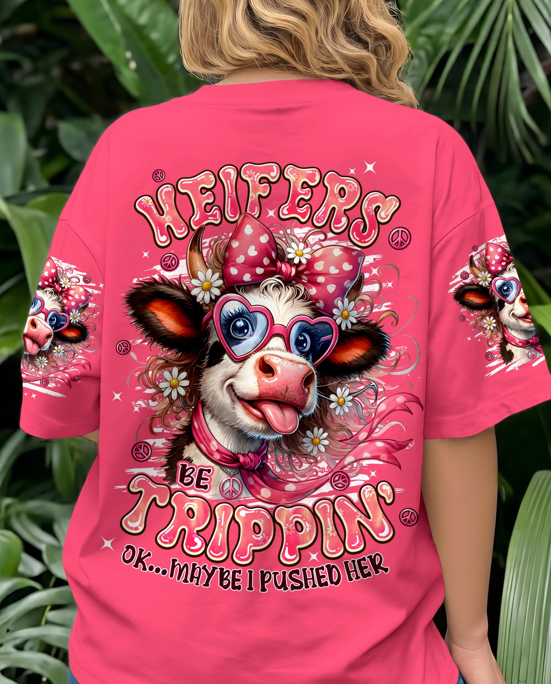 HEIFERS BE TRIPPIN' COW ALL OVER PRINT - TYPQ2505261
