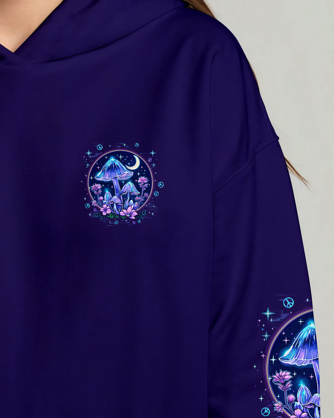YOU ARE WHAT YOU MANIFEST MUSHROOM ALL OVER PRINT - TYPQ2508251