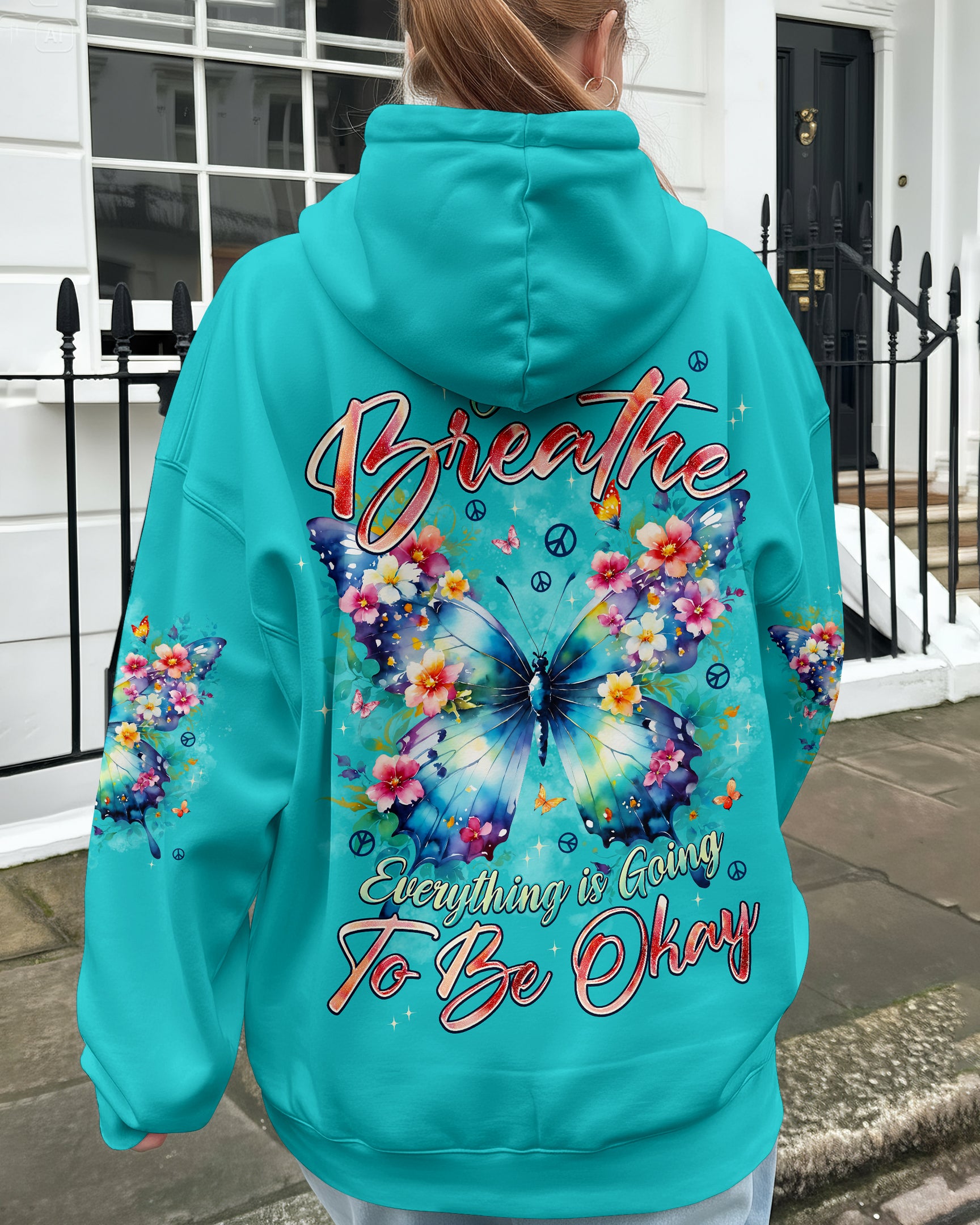 JUST BREATHE BUTTERFLY ALL OVER PRINT - TYPQ2512252