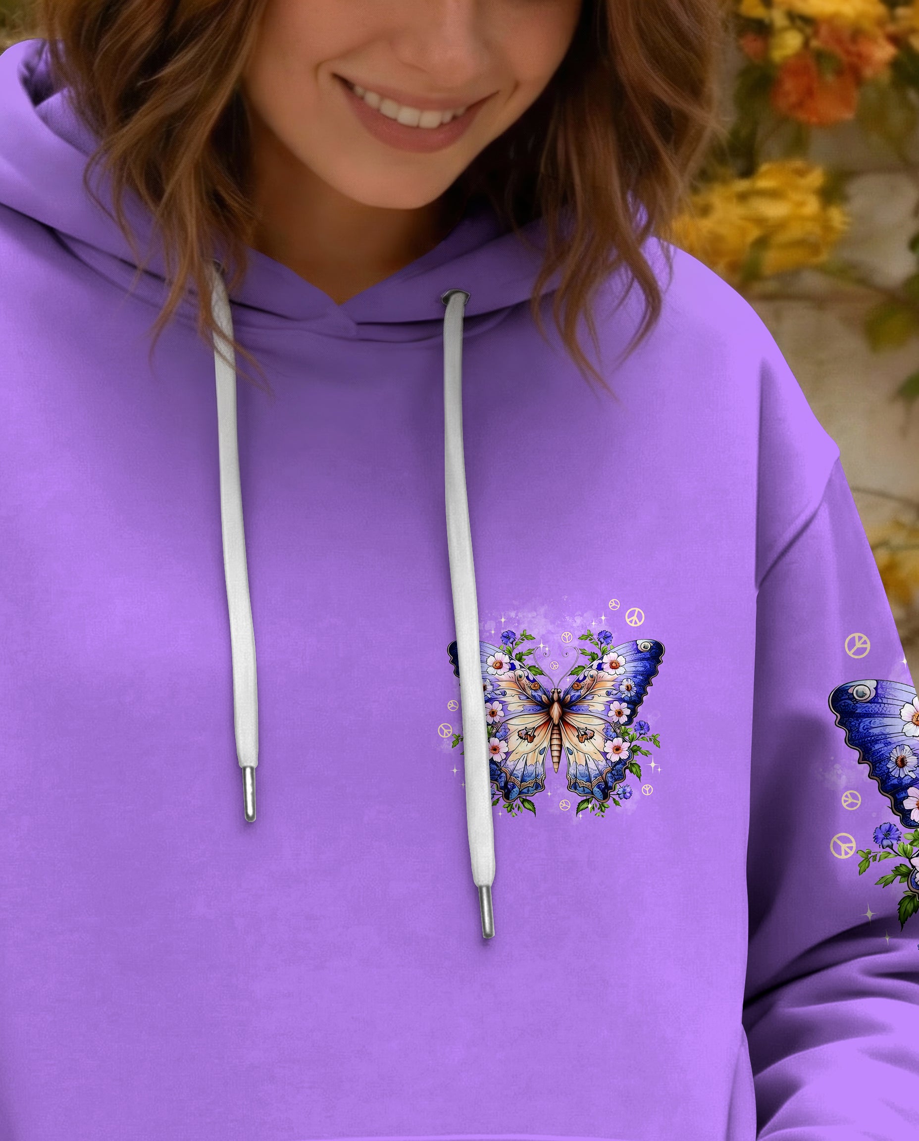 ALWAYS BELIEVE IN THE IMPOSSIBLE BUTTERFLY ALL OVER PRINT - TYPQ2601261