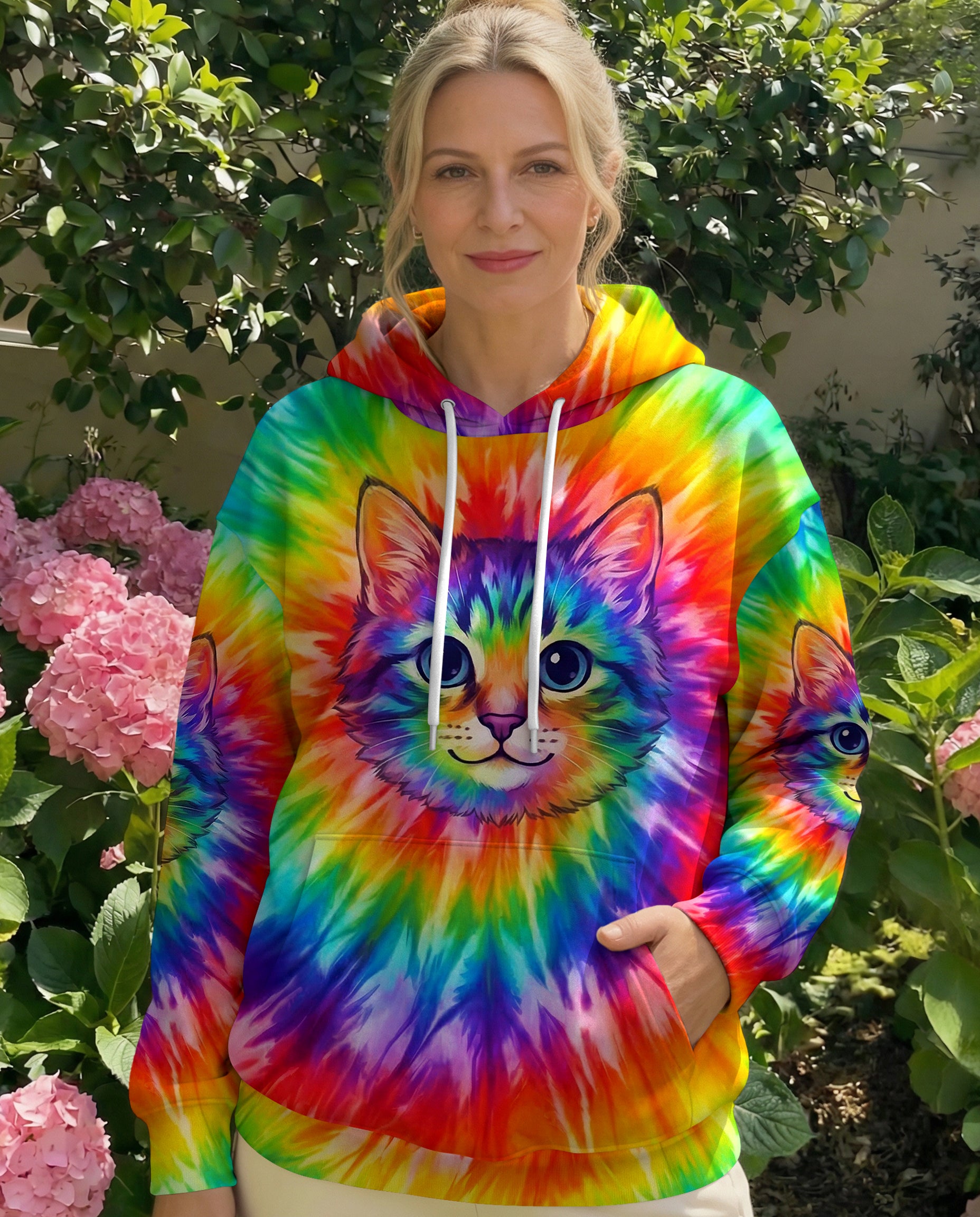 COLORFUL CAT SPIRIT ALL OVER PRINT - TYPQ2602261